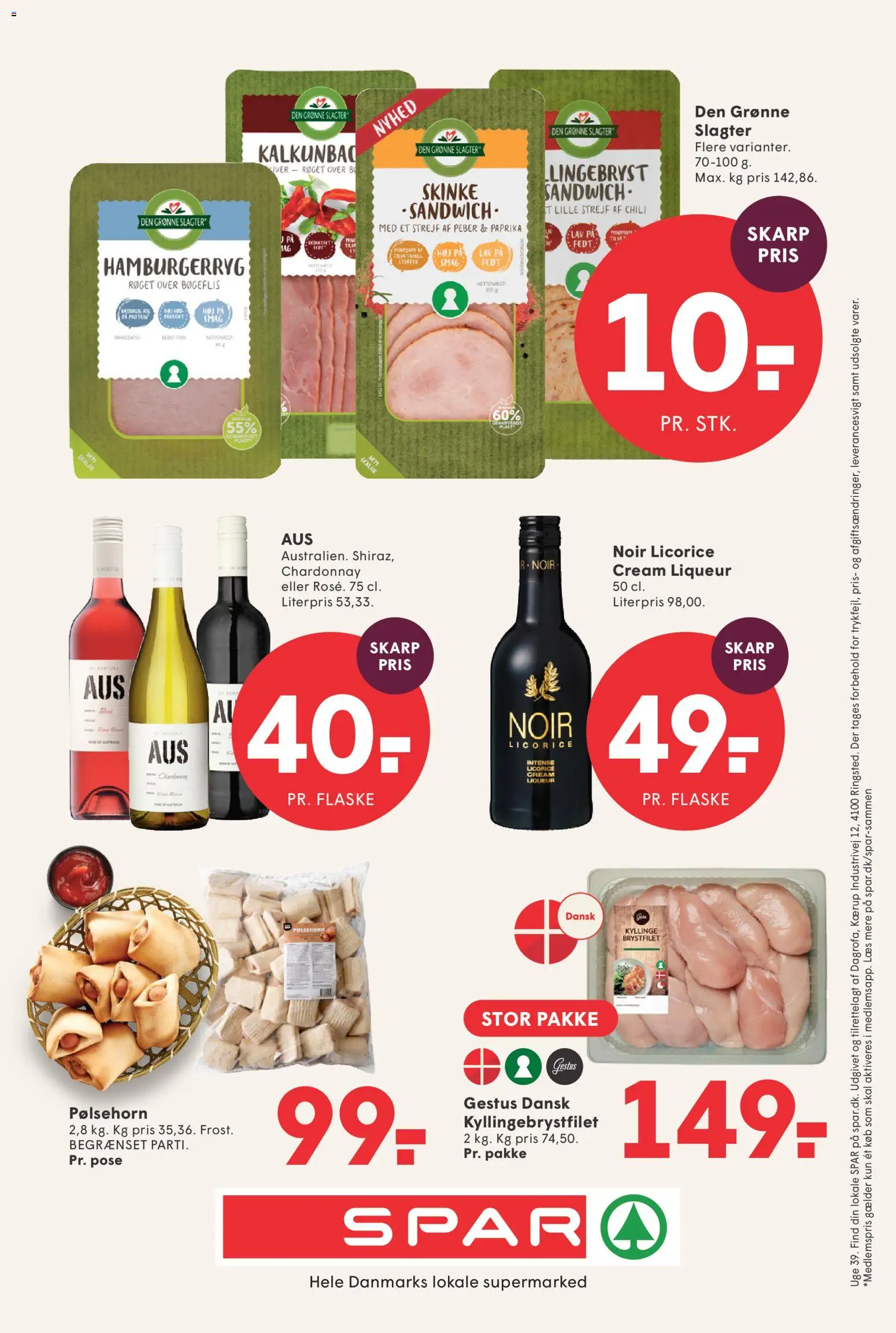 Spar - Tilbudsavis uge 39 Tilbudsavis in Danmark