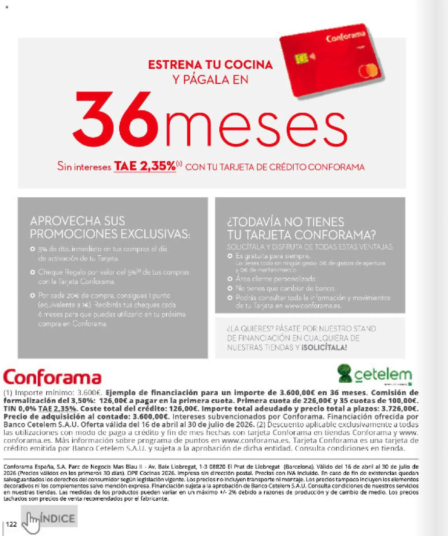 Conforama folleto desde 16/04/2026 | ¿Cómo obtener un descuento limitado? ¡Ahorra hoy mismo! | España