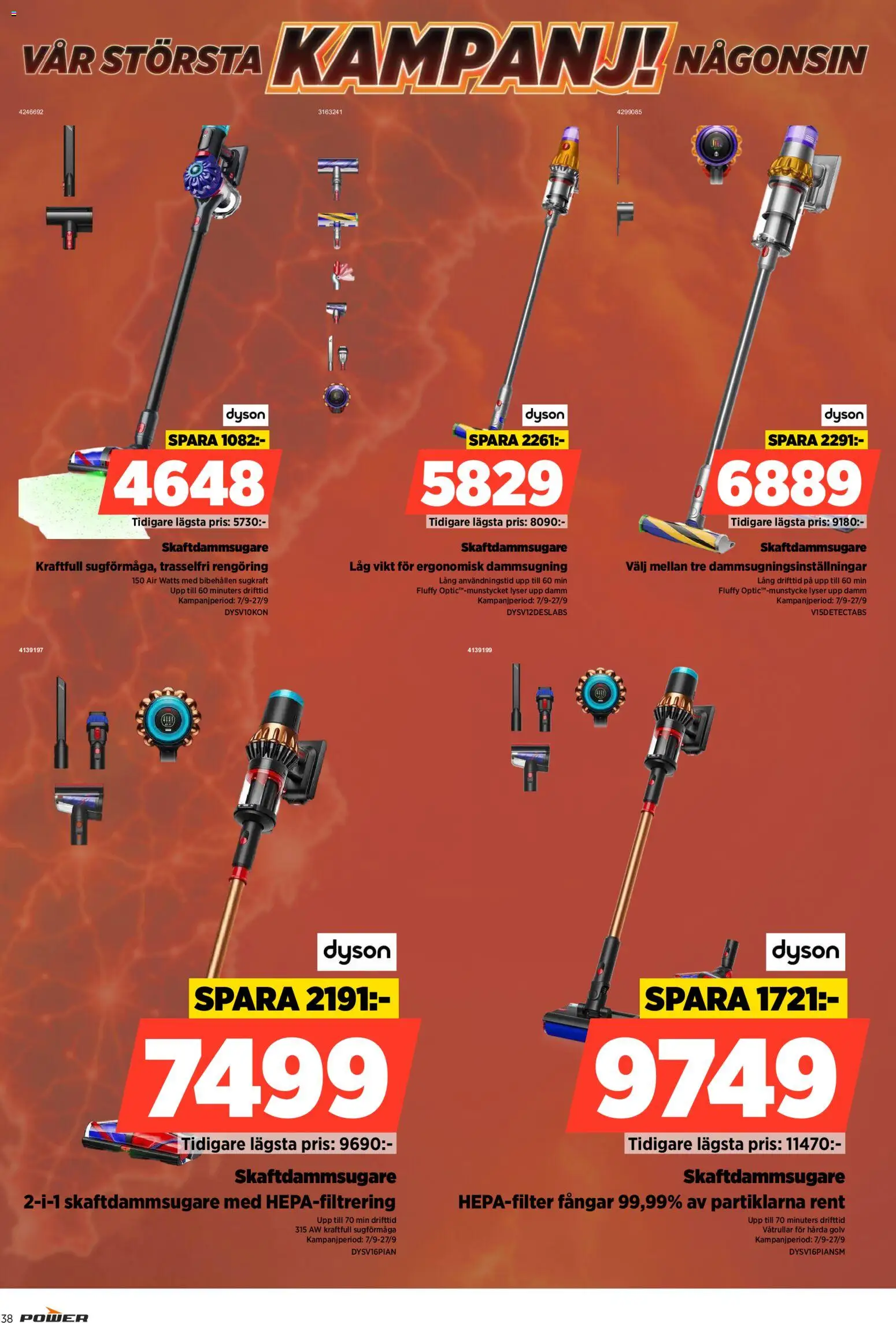 Power erbjudanden Reklamblad in Sverige
