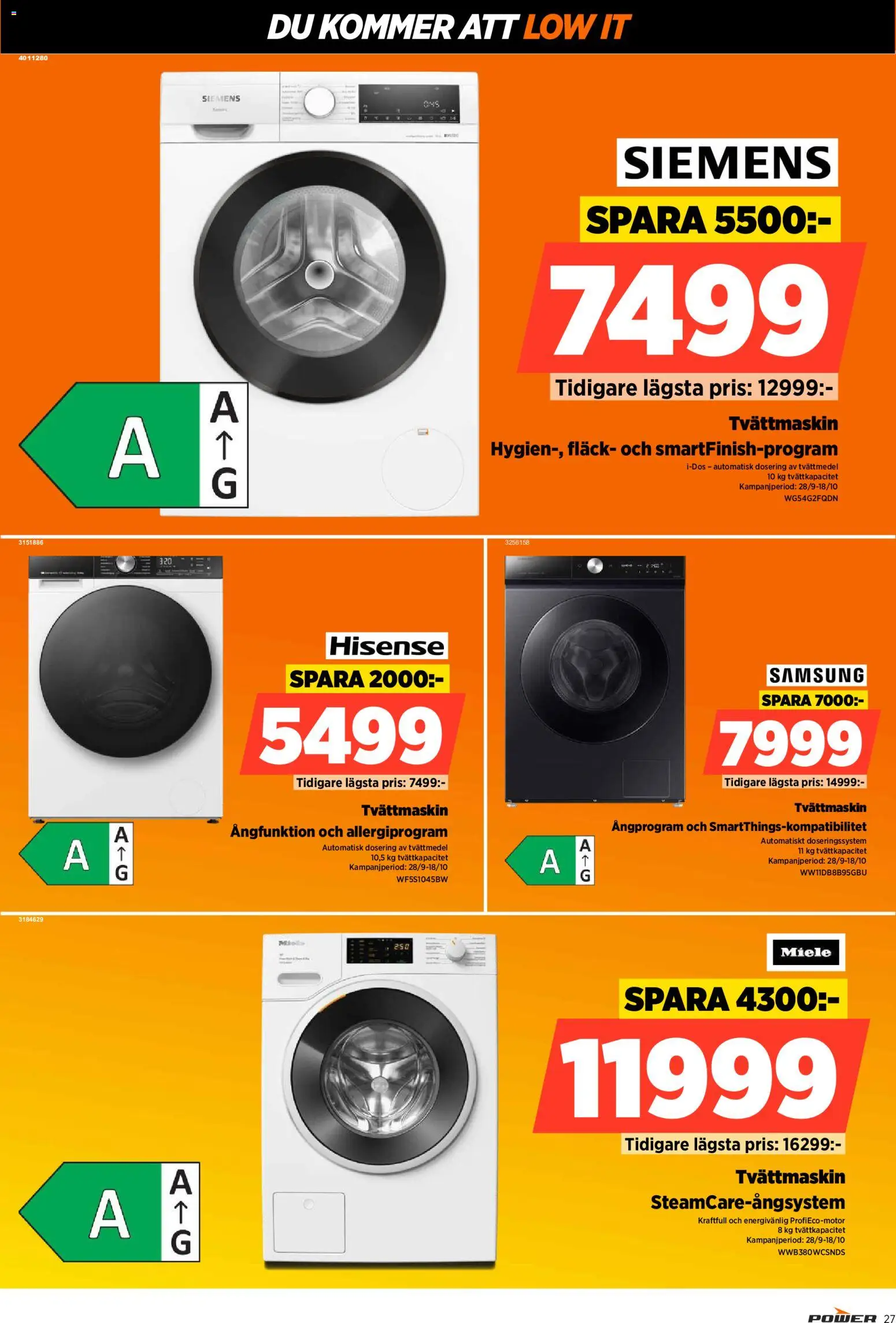 Power erbjudanden Reklamblad in Sverige