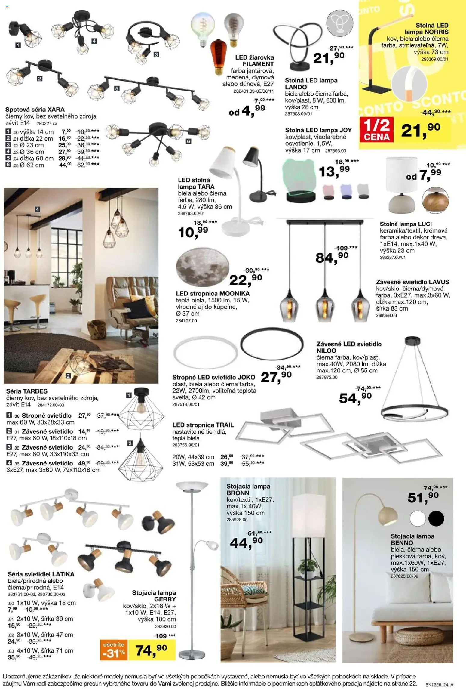 Sconto nábytok leták Leták in Slovensko