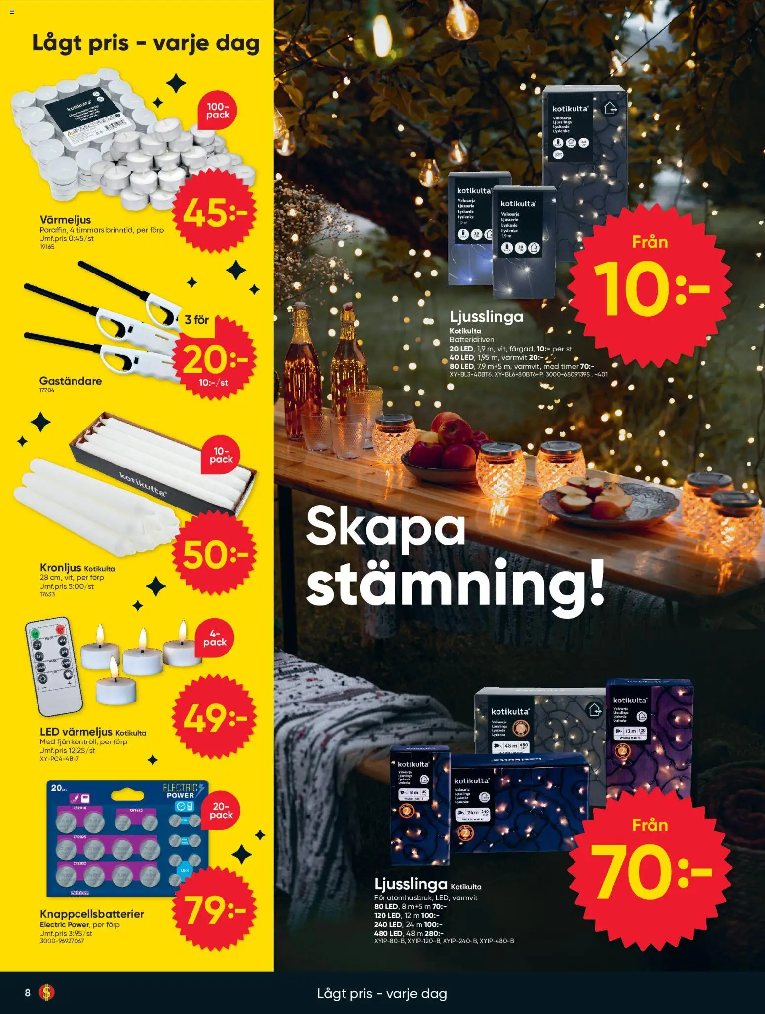 Dollar Store erbjudanden Reklamblad in Sverige