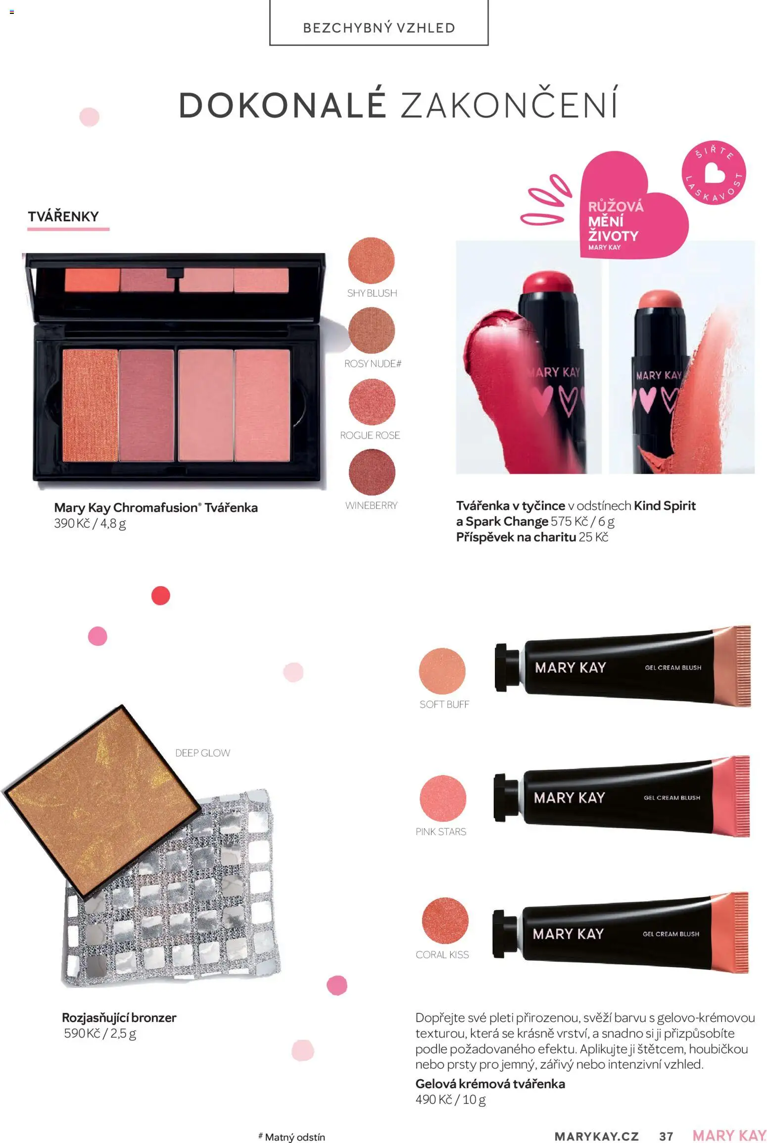 Mary Kay kniha o kráse Leták in Česko