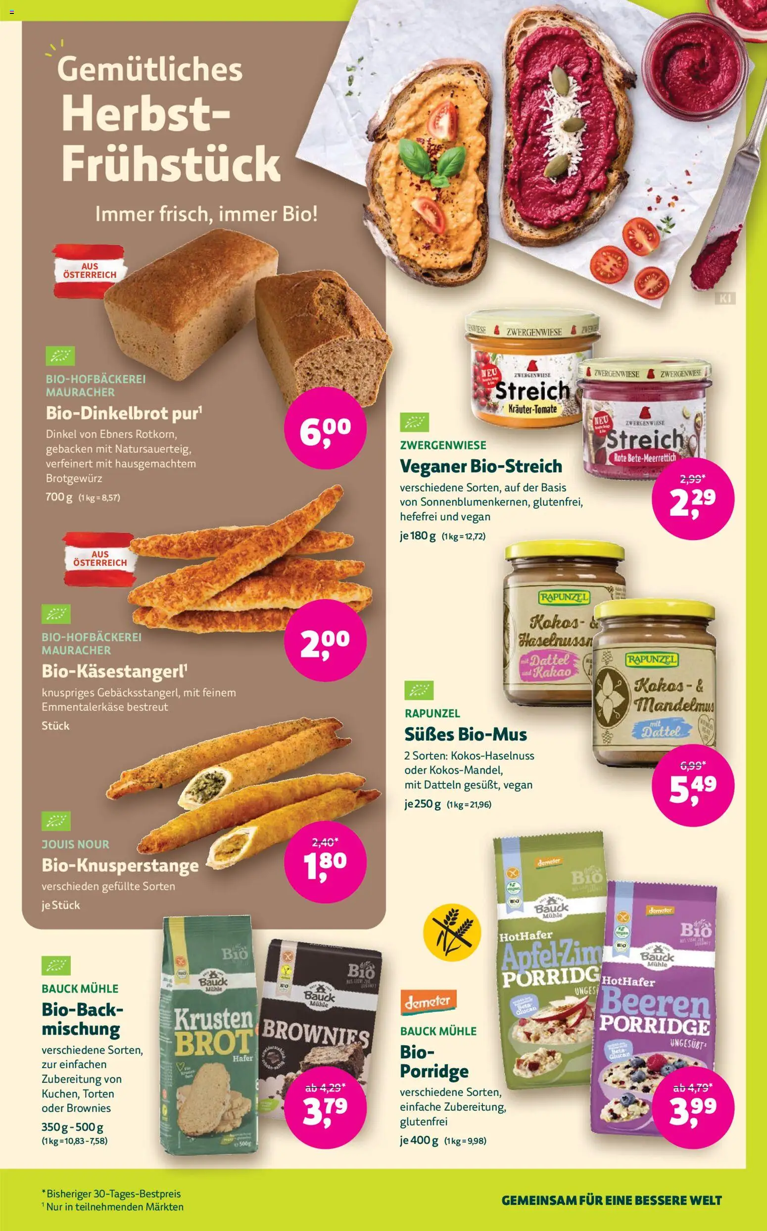 Denns BioMarkt Angebote Flugblatt in Österreich