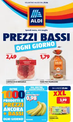 Aldi Aldi volantino
