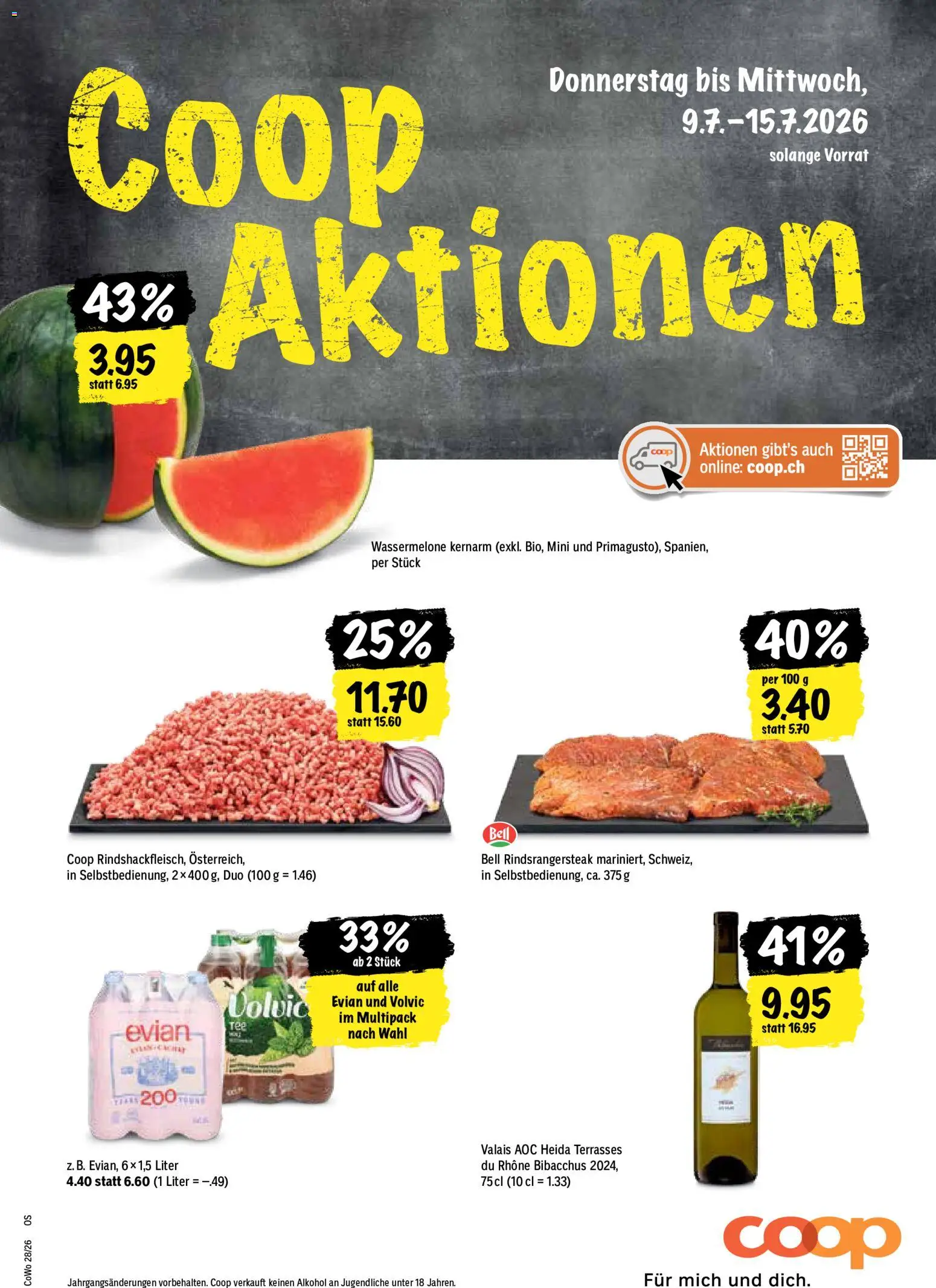 🛍️ Coop aktionen ab 09.07.2026 » Entdecken Sie exklusive Rabatte und sparen Sie noch heute! 💰 | Schweiz