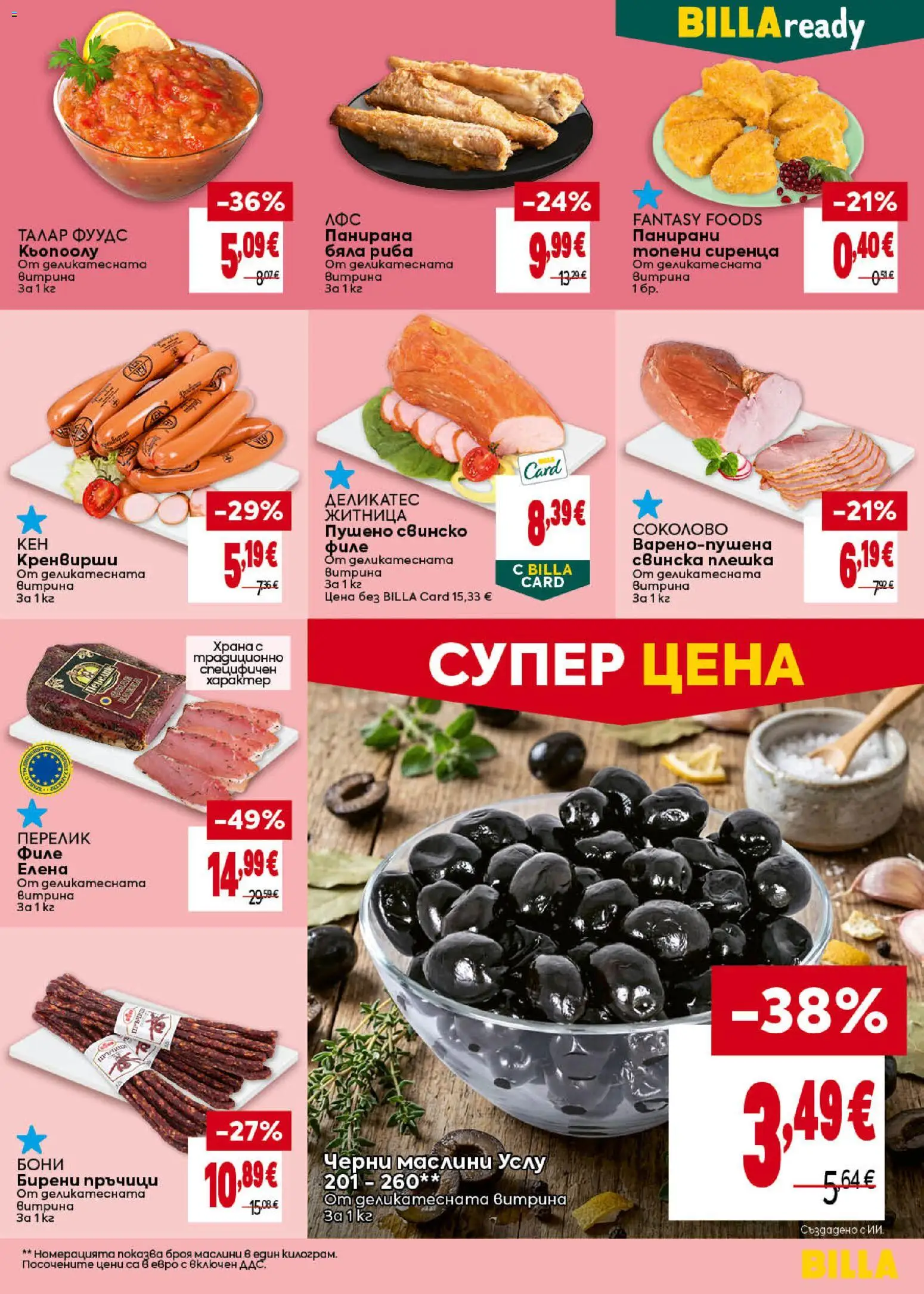 Билла Cедмична брошура Брошура in България