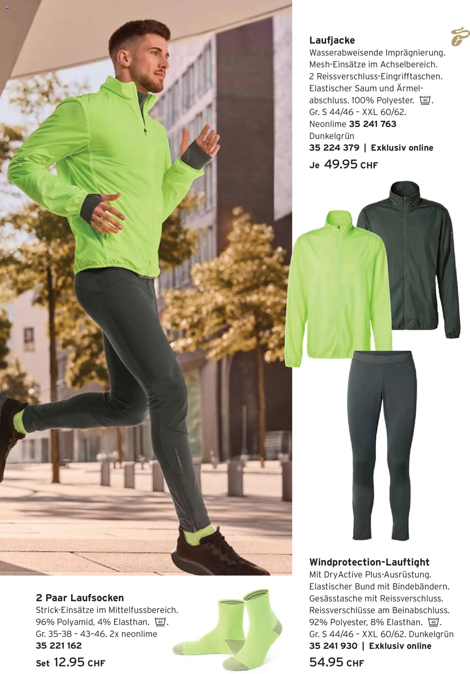 Tchibo aktionen Active Running Prospekt in Schweiz