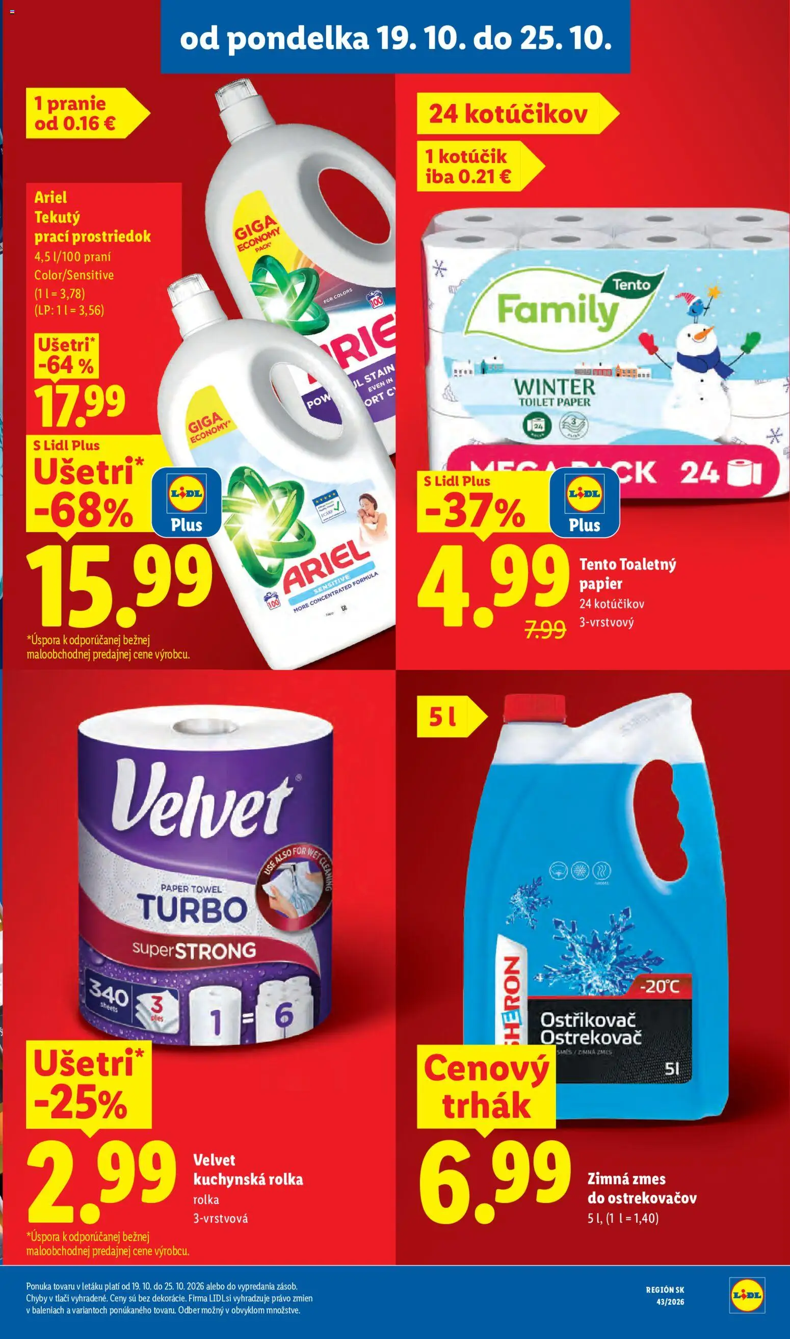 Lidl leták Leták in Slovensko