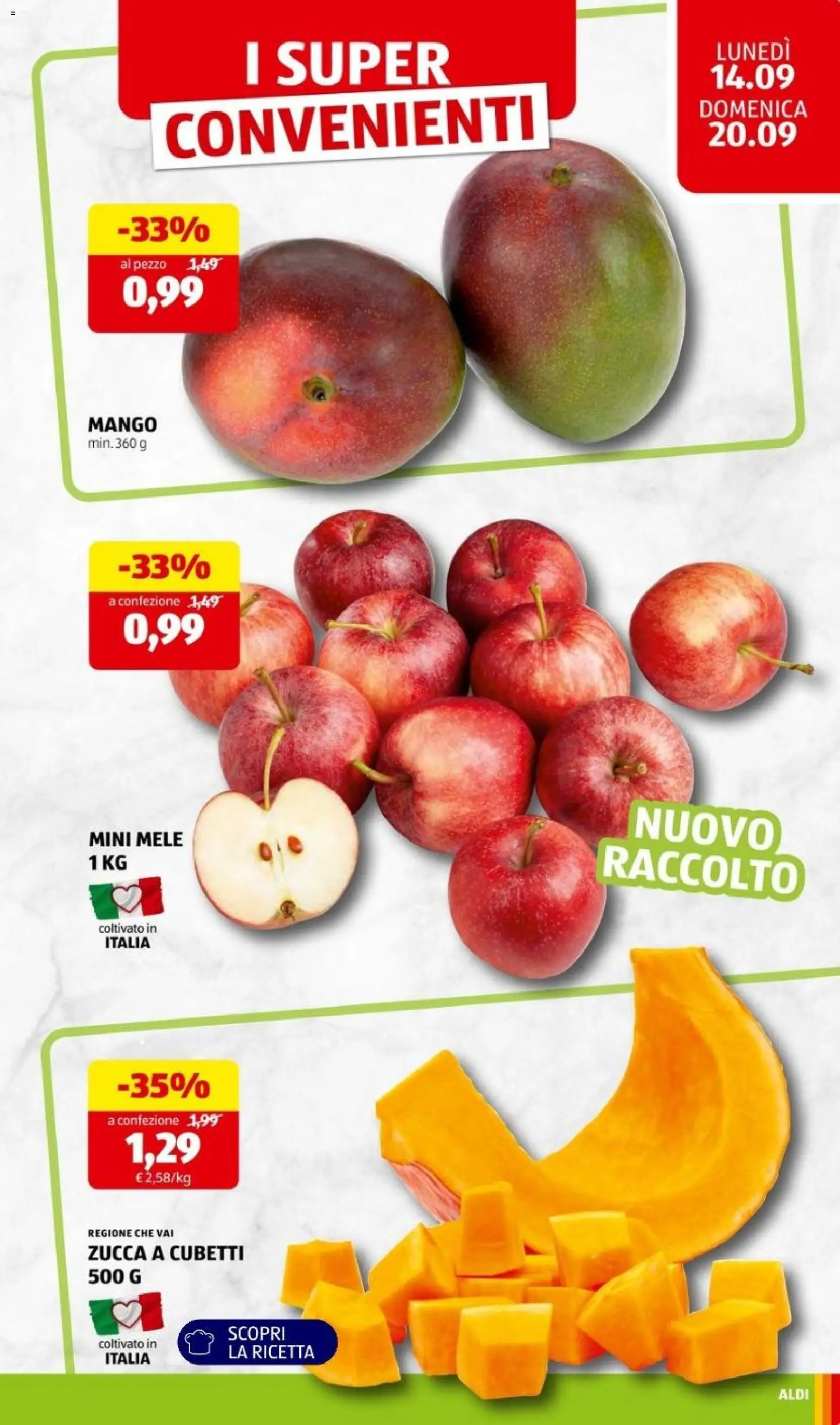 Aldi volantino Volantino in Italy