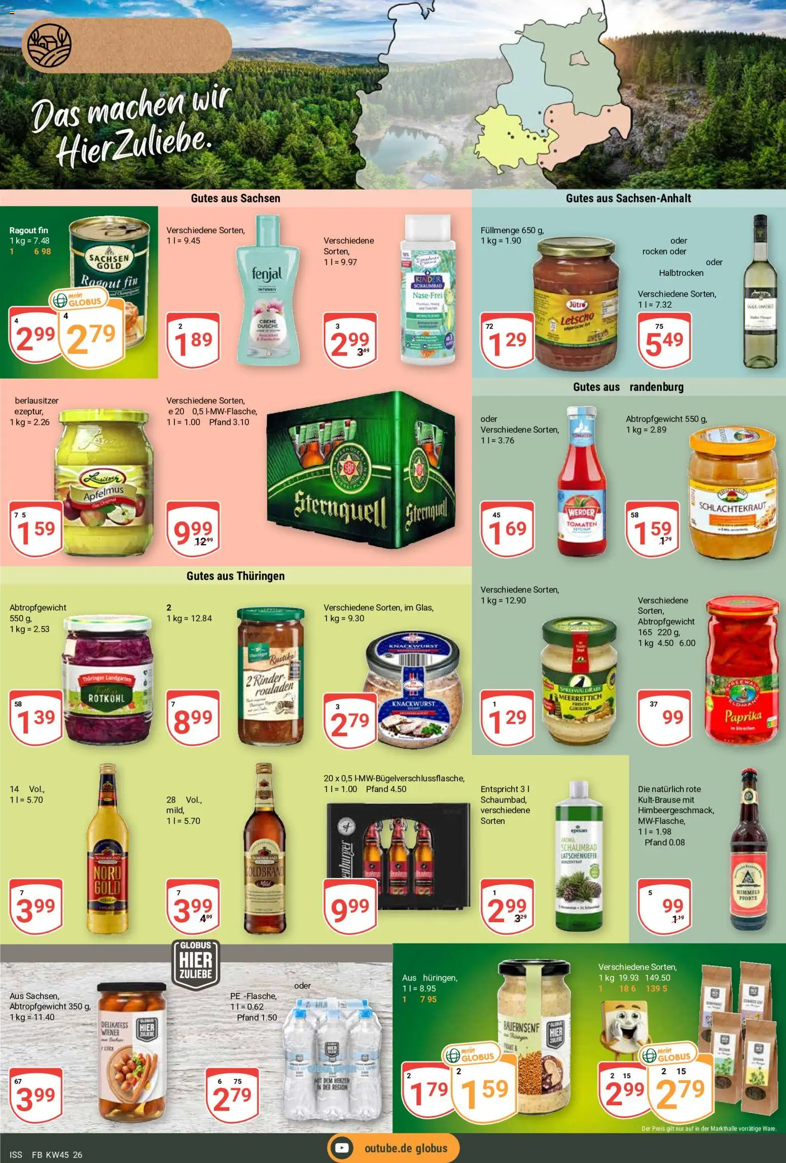 Globus Prospekt Prospekt in Deutschland
