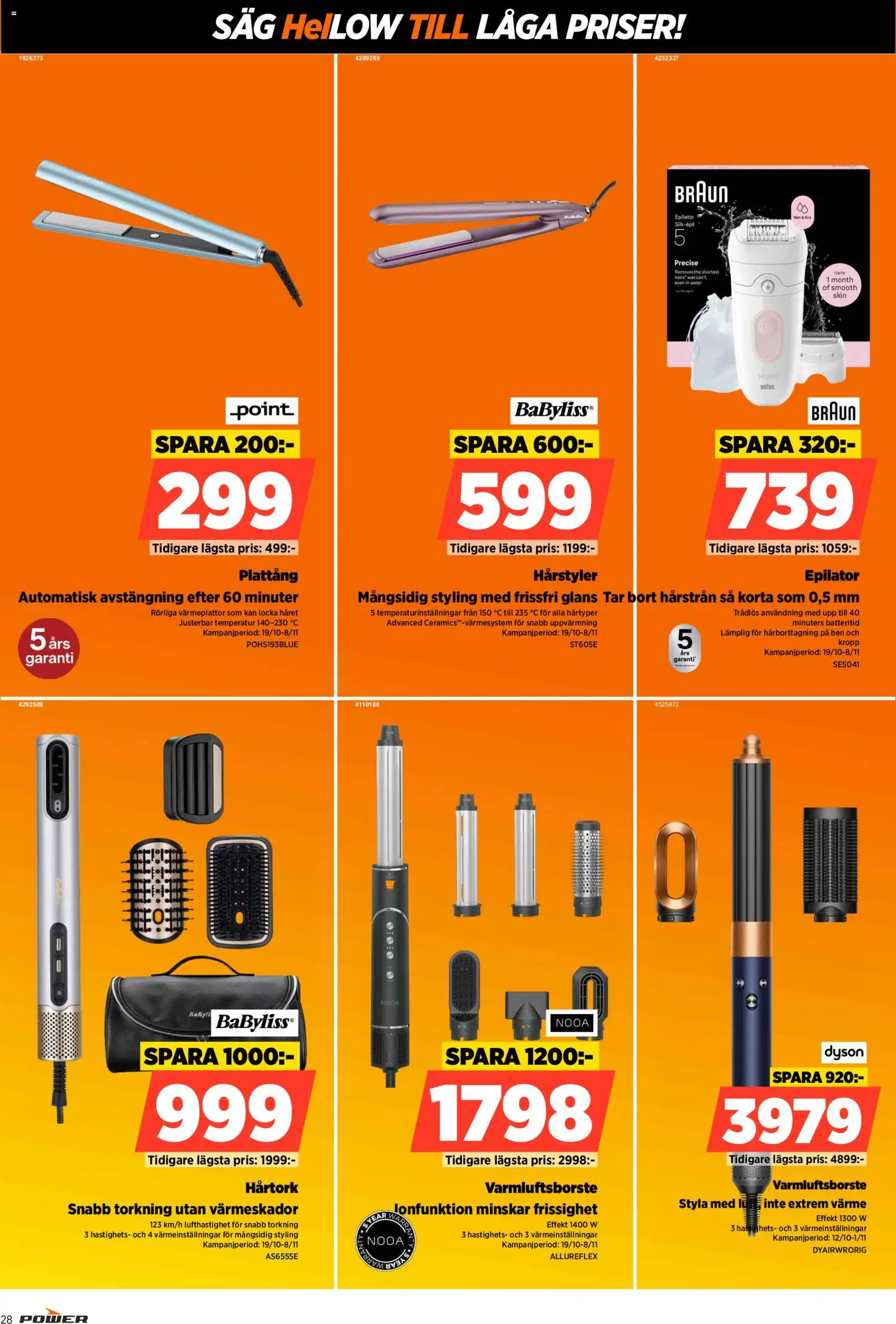 Power erbjudanden Reklamblad in Sverige