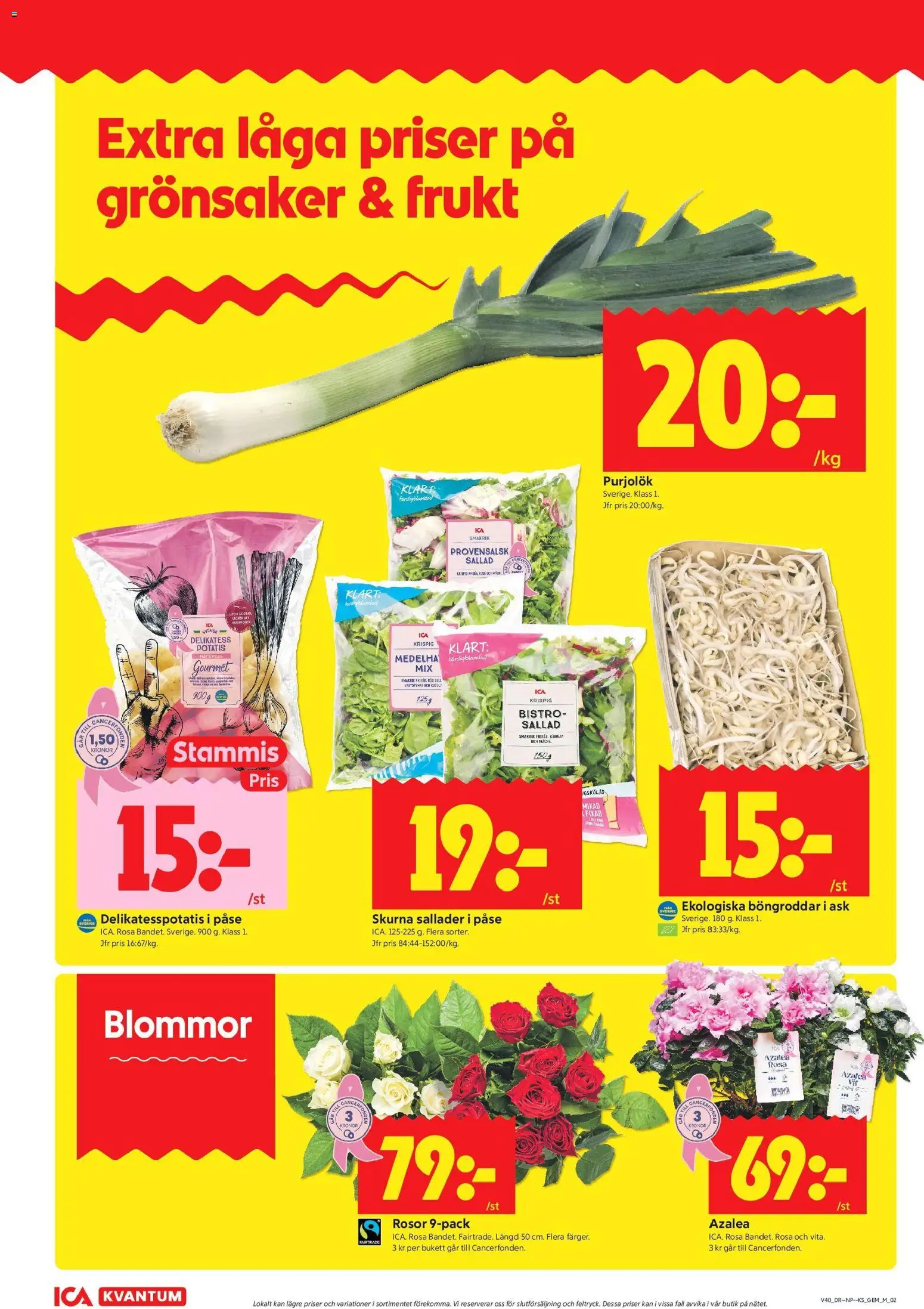 ICA Kvantum erbjudanden Reklamblad in Sverige