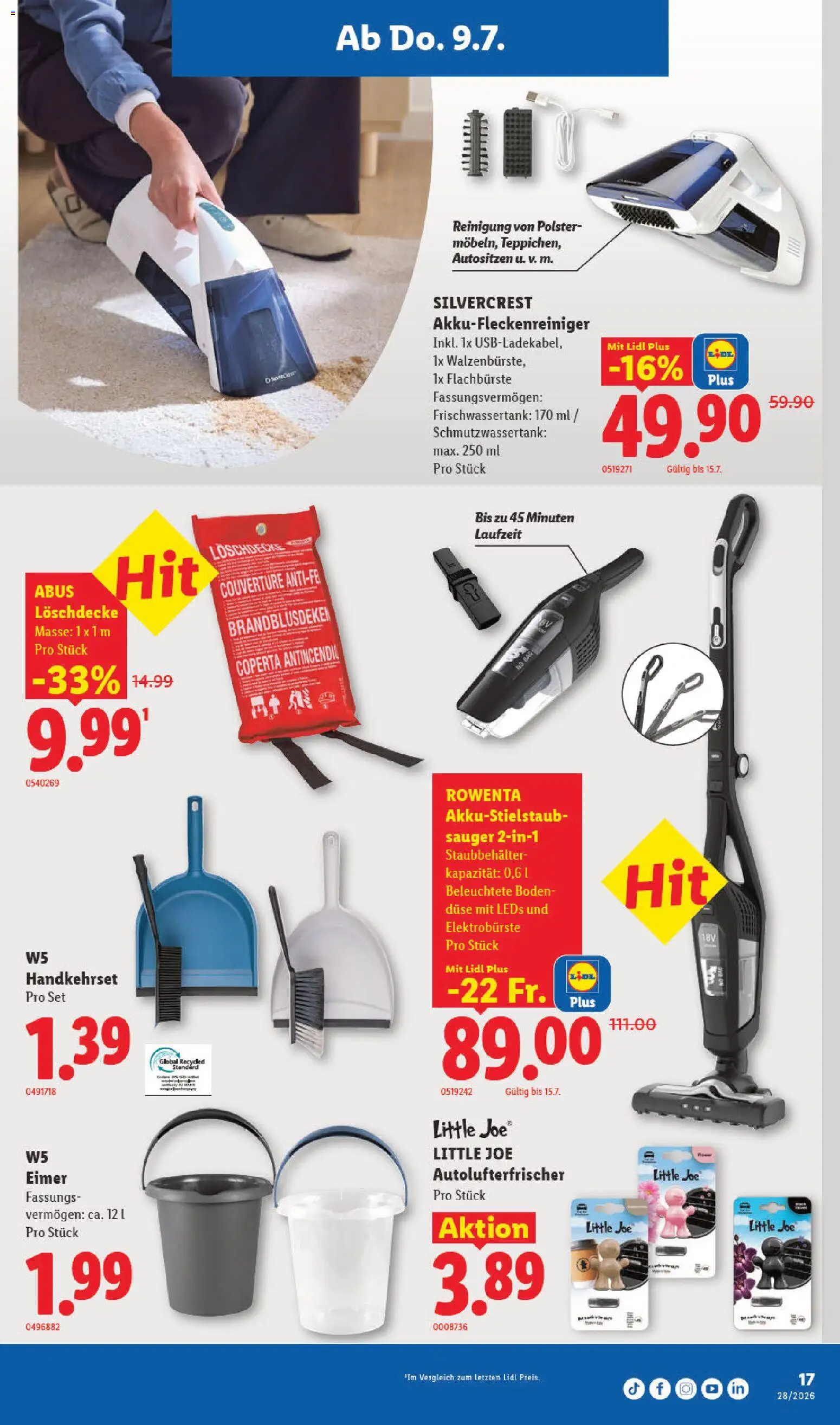 🛍️ Lidl aktionen ab 09.07.2026 » Entdecken Sie exklusive Rabatte und sparen Sie noch heute! 💰 | Schweiz