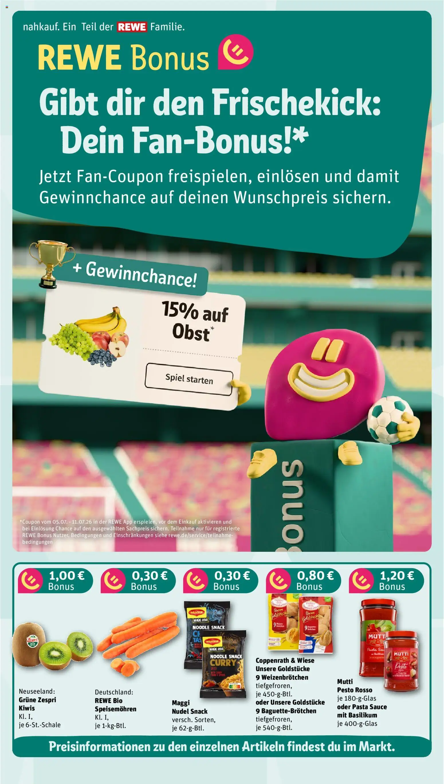 Nahkauf Prospekt | 06.07.2026 | Wie erhält man einen begrenzten Rabatt? | Deutschland