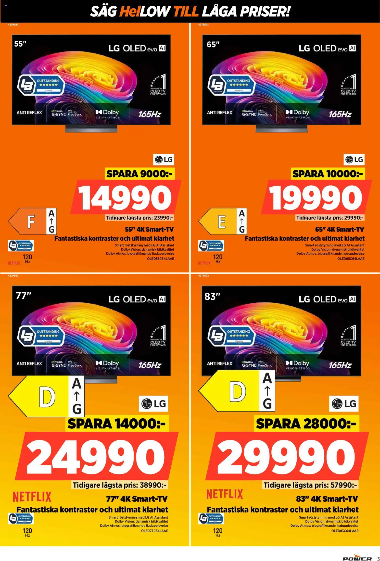 Power erbjudanden Reklamblad in Sverige