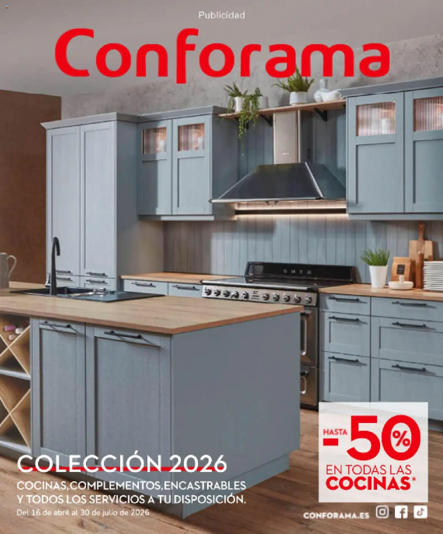 Conforama folleto desde 16/04/2026 | ¿Cómo obtener un descuento limitado? ¡Ahorra hoy mismo! | España