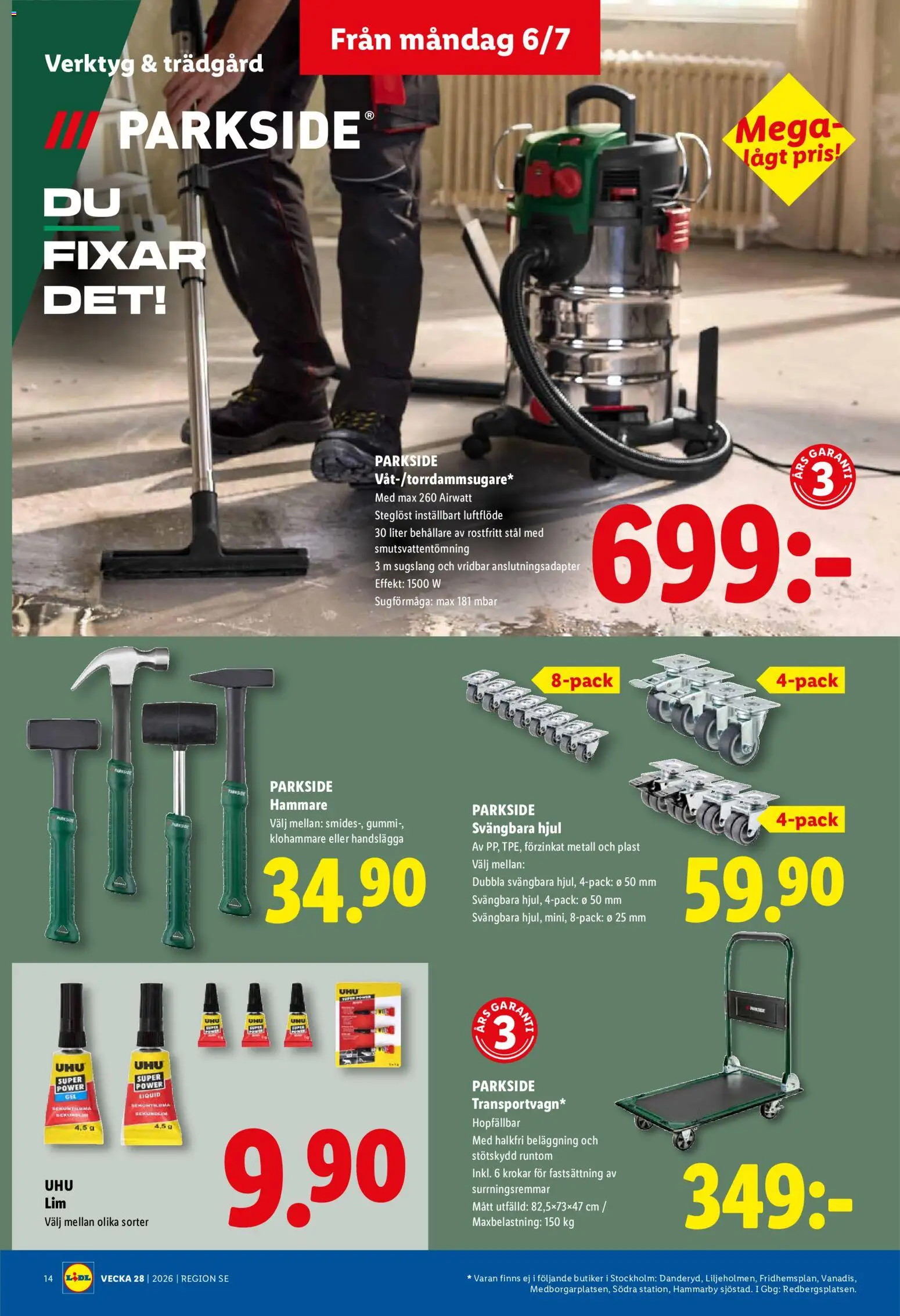 Nuvarande Lidl erbjudanden från 📣 06/07/2026 - 12/07/2026 📣 | Sverige
