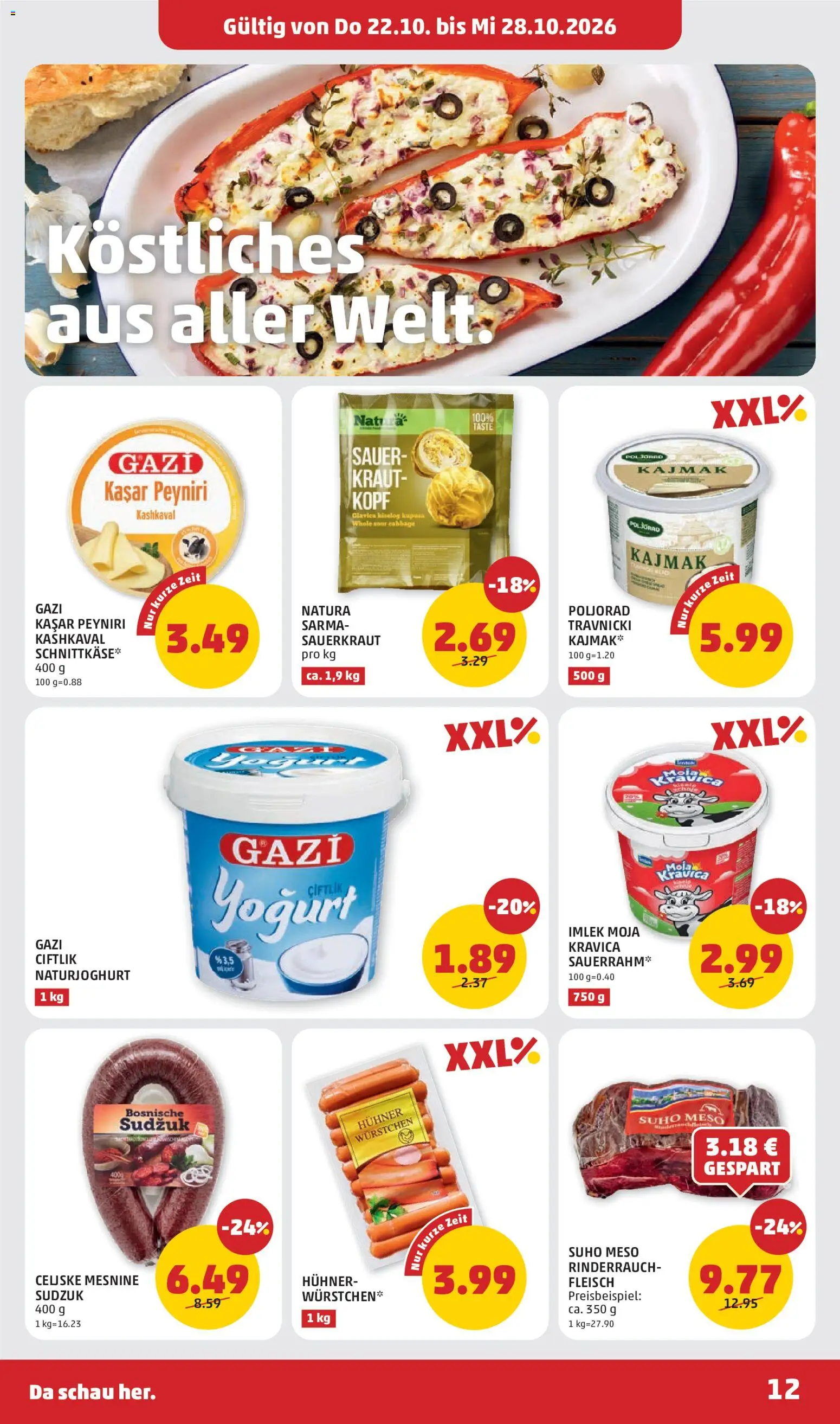 Penny Markt Flugblatt Flugblatt in Österreich