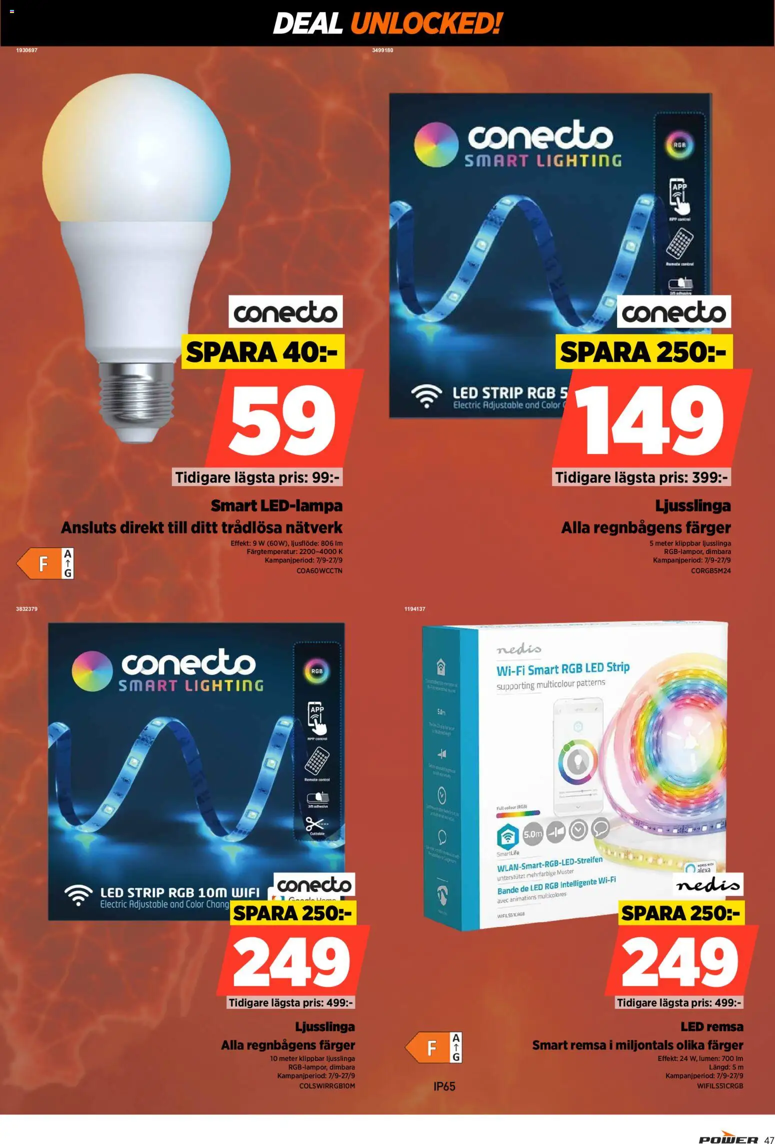 Power erbjudanden Reklamblad in Sverige