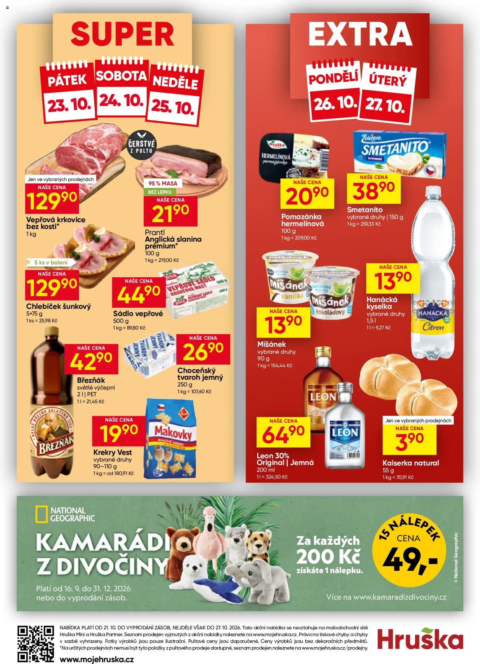 Hruška leták Leták in Česko