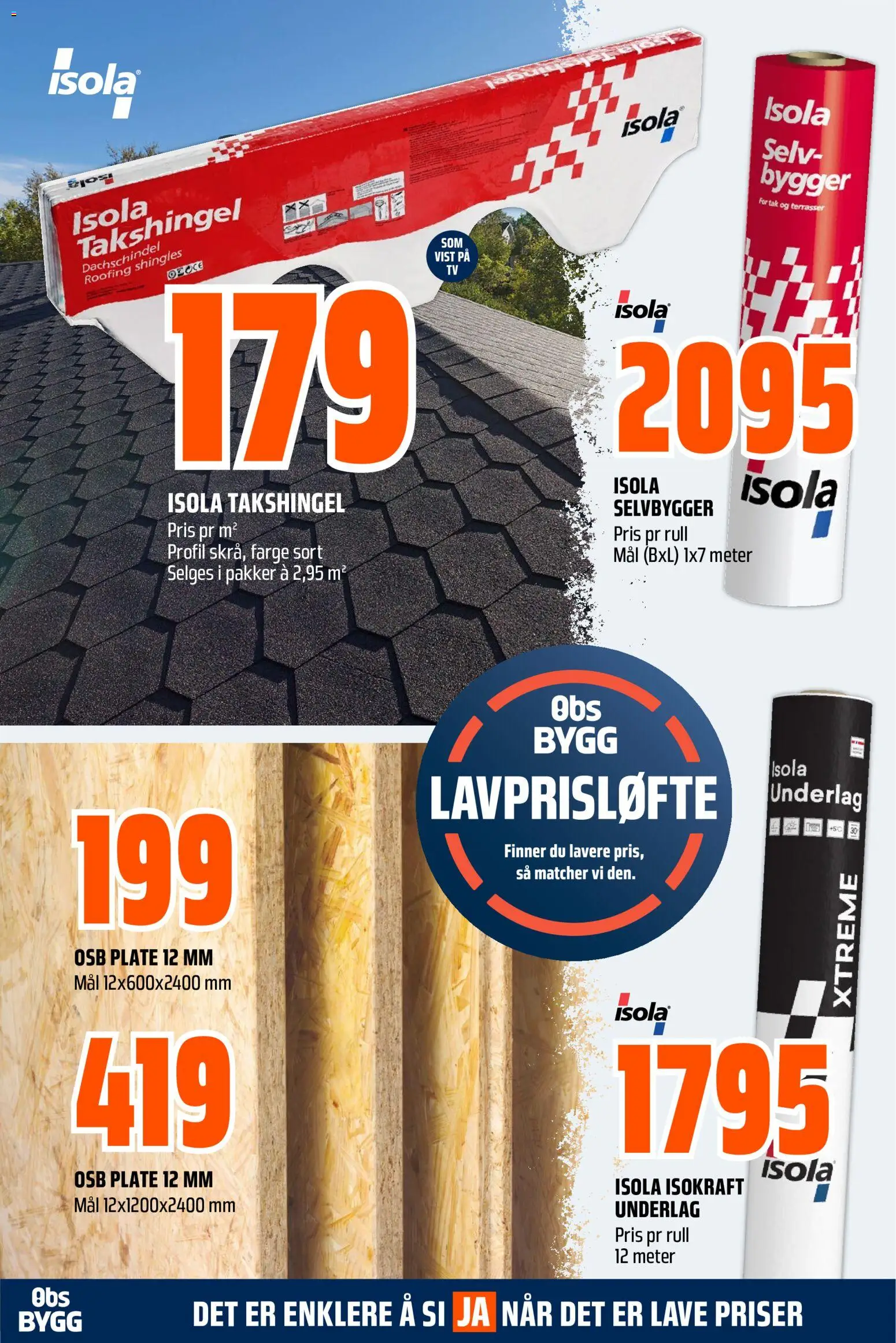 Nye » Obs Bygg kundeavis « er nå online. Se alle Julitilbud på mobilen og spar! | Norge