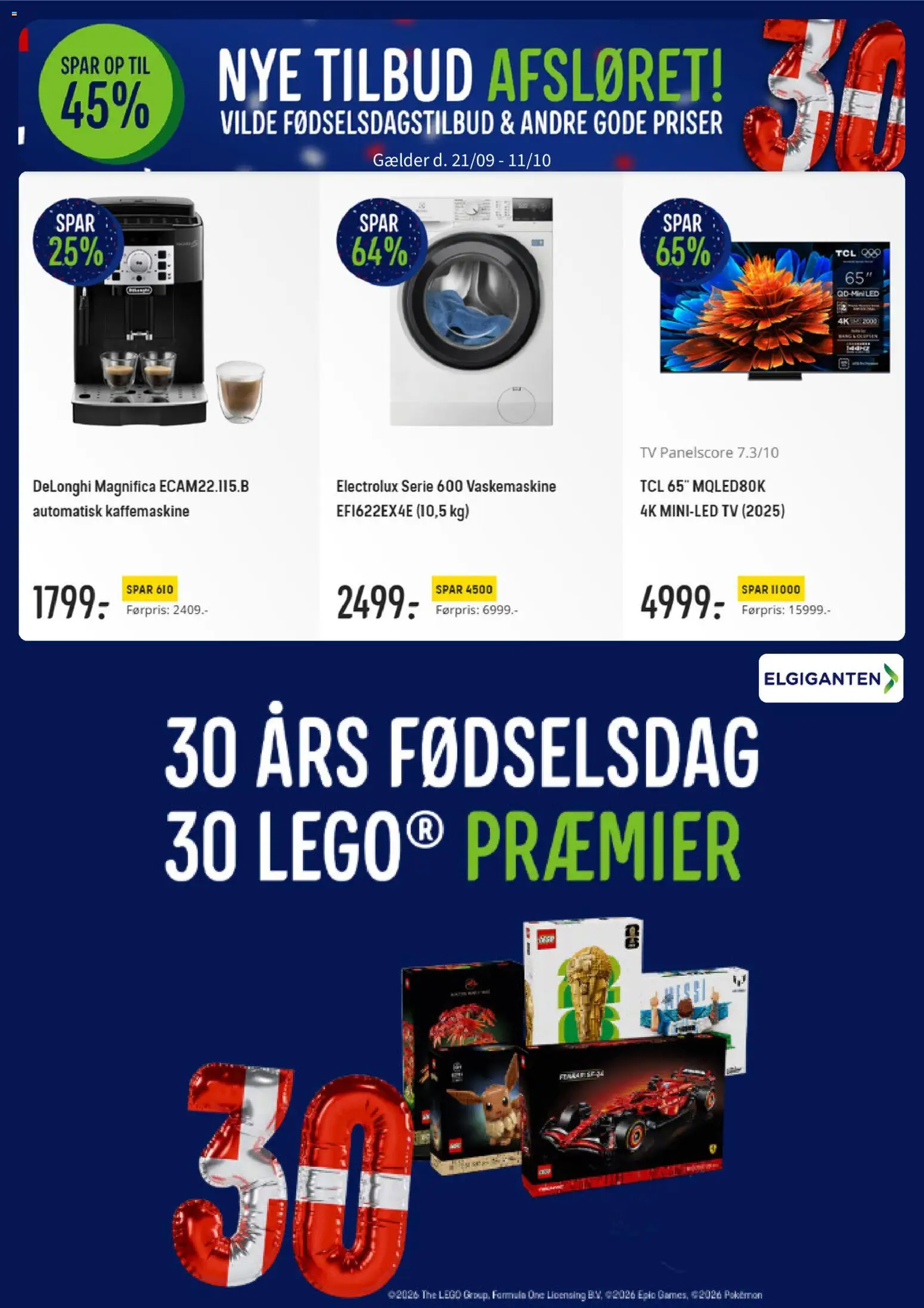 Elgiganten - Tilbudsavis - 30 ÅRS FØDSELSDAG Tilbudsavis in Danmark