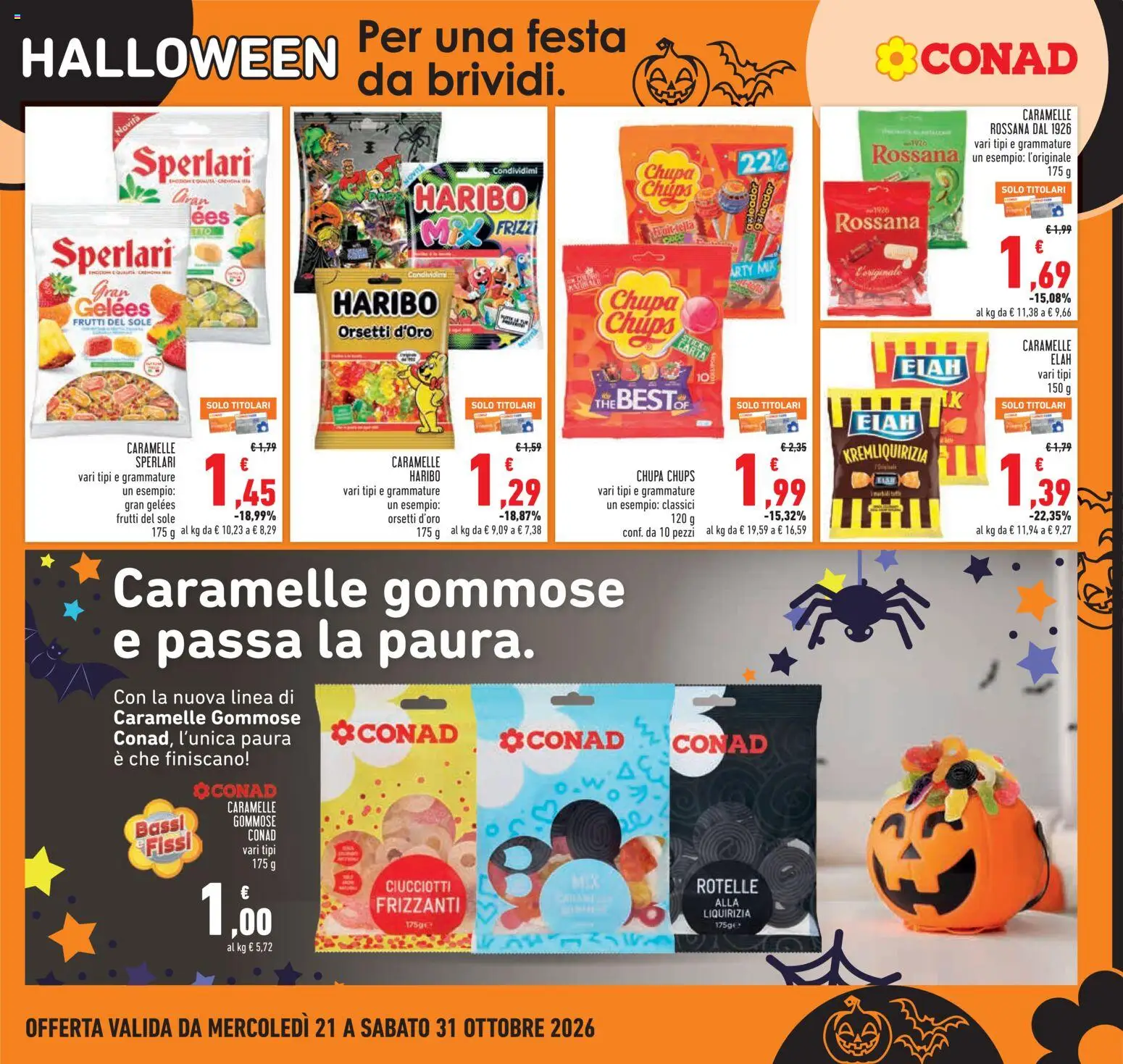 Conad volantino Volantino in Italy