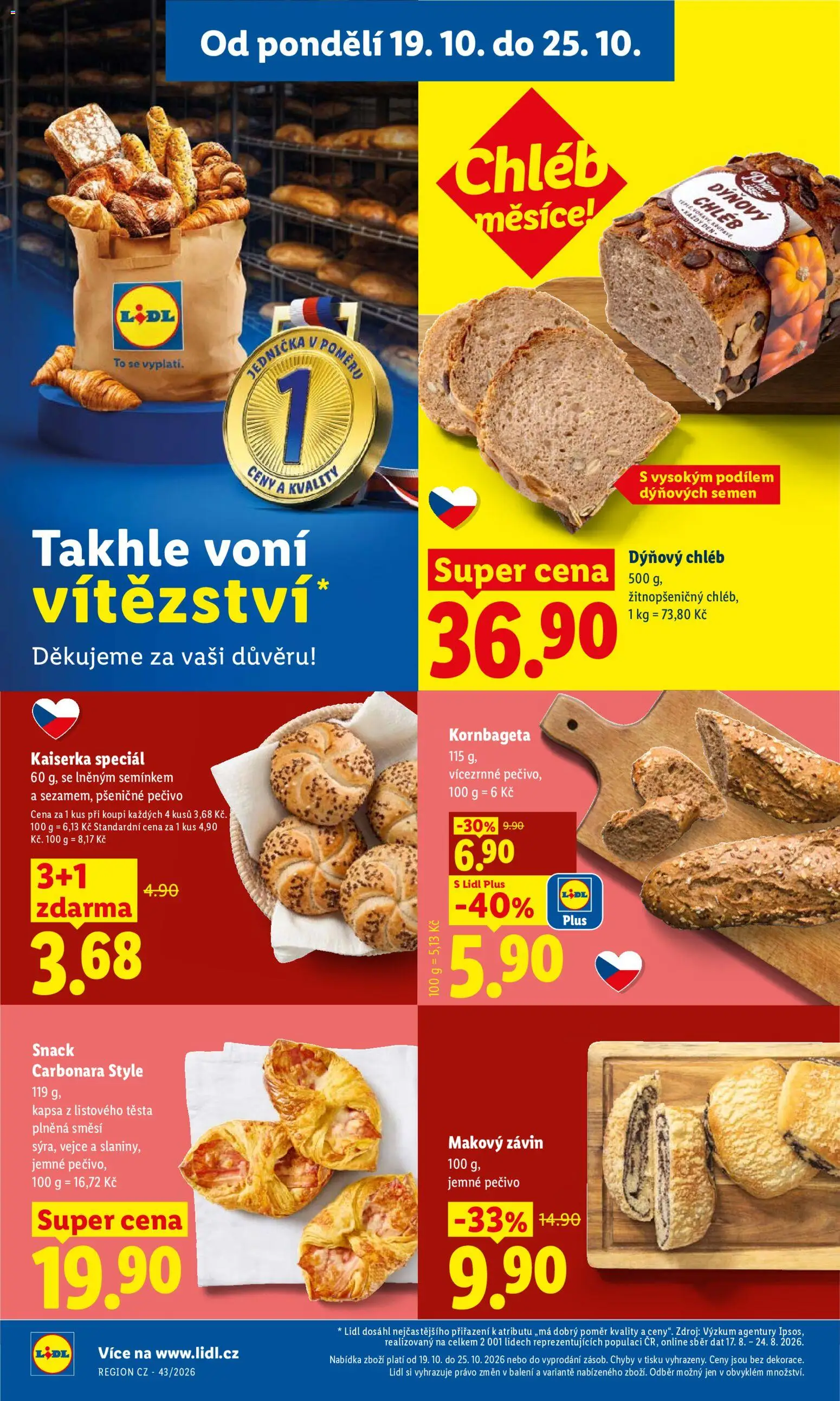Lidl leták Leták in Česko