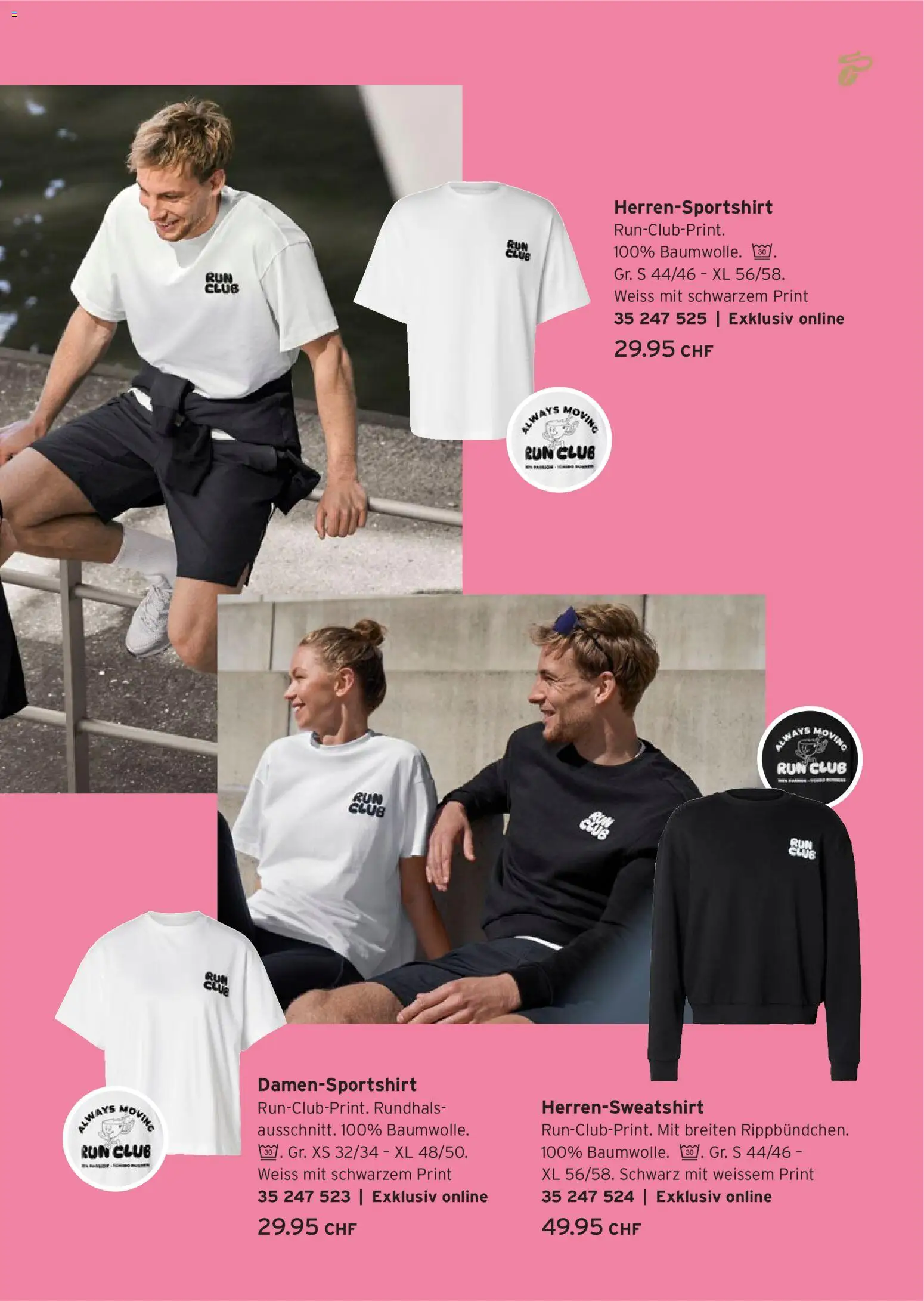Tchibo aktionen Active Running Prospekt in Schweiz