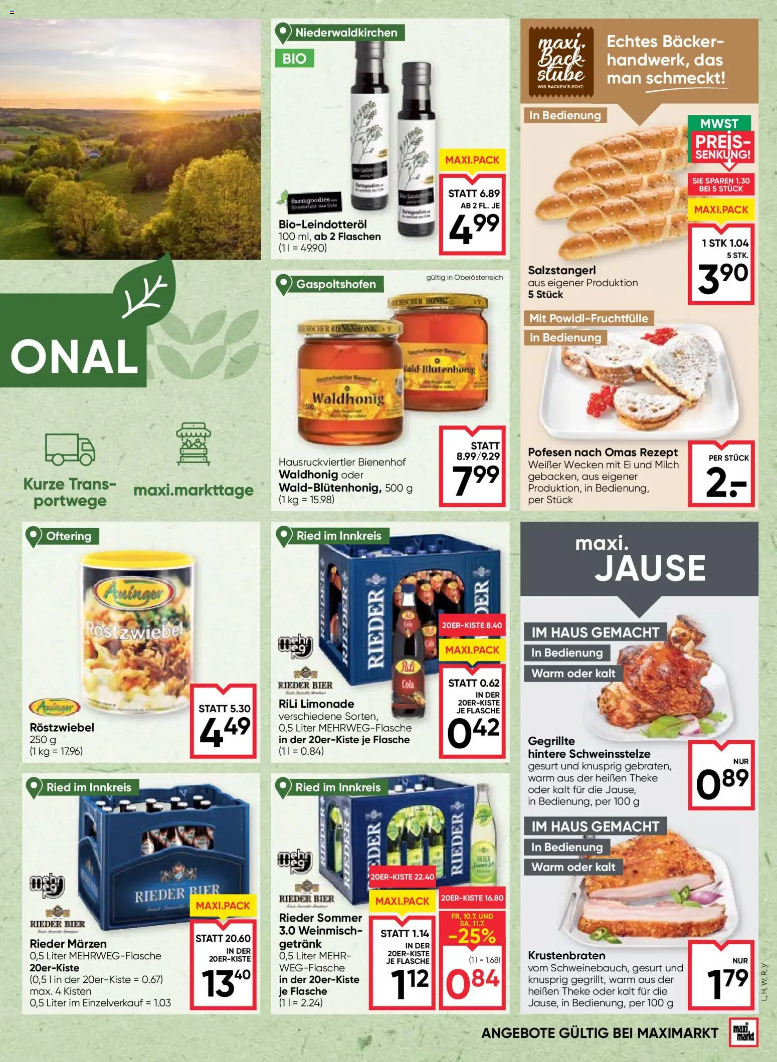 Die besten Angebote | Maximarkt Flugblatt ab 09.07.2026 | - Jetzt stöbern! | Österreich