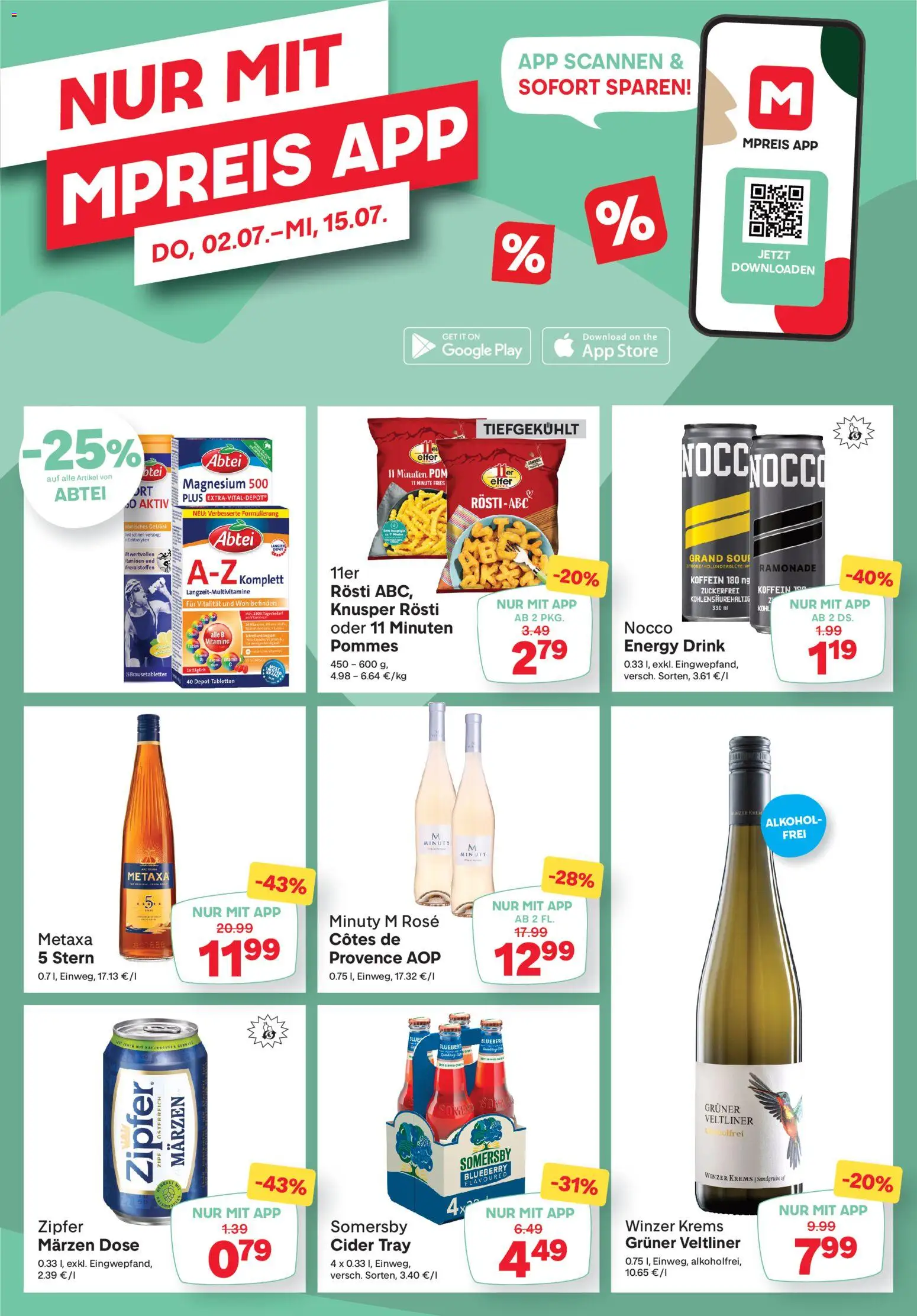 Die besten Angebote | MPREIS Flugblatt ab 02.07.2026 | - Jetzt stöbern! | Österreich