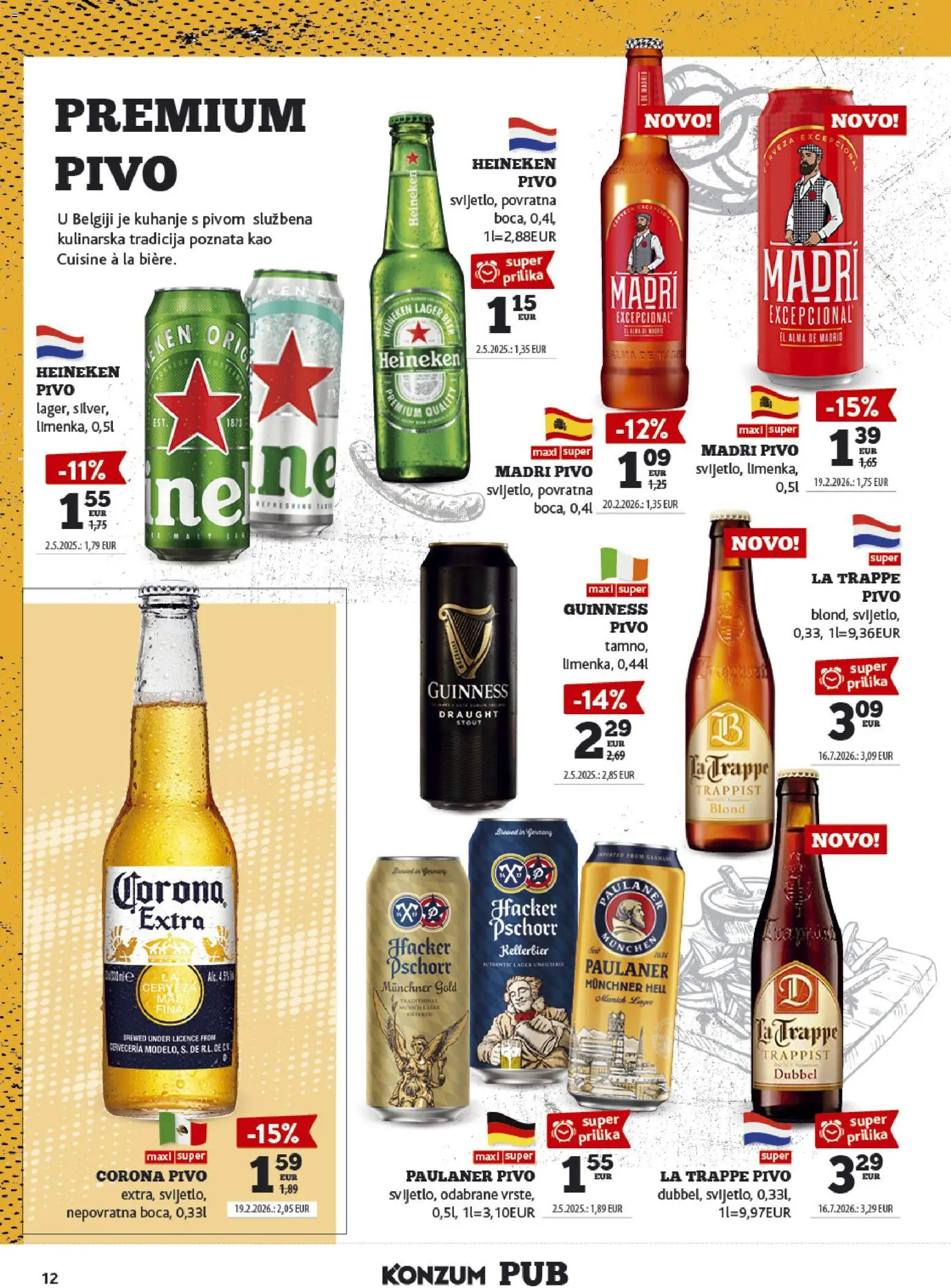 Konzum HR Tematski katalog Pub Akciós újság in Magyarország
