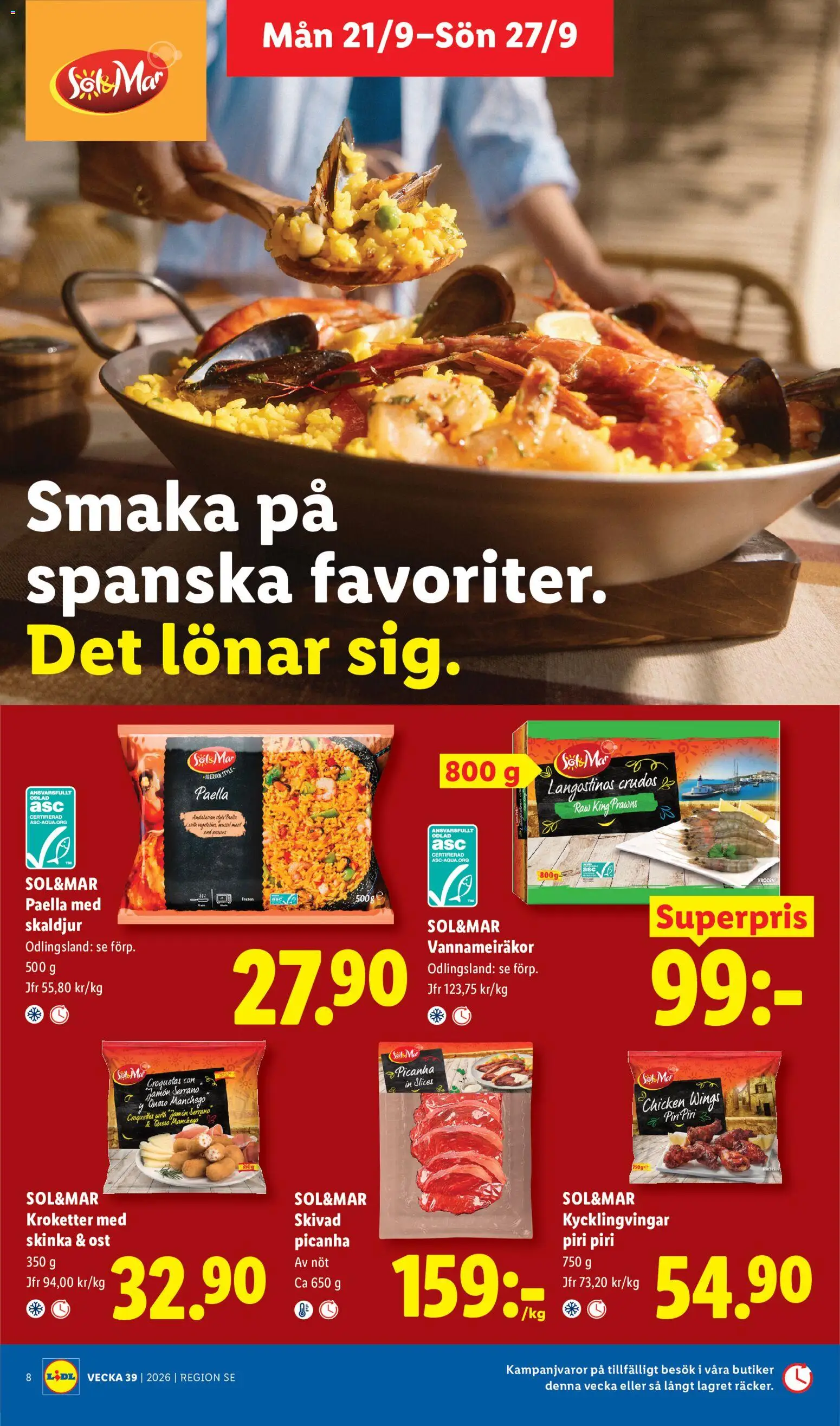Lidl erbjudanden Reklamblad in Sverige