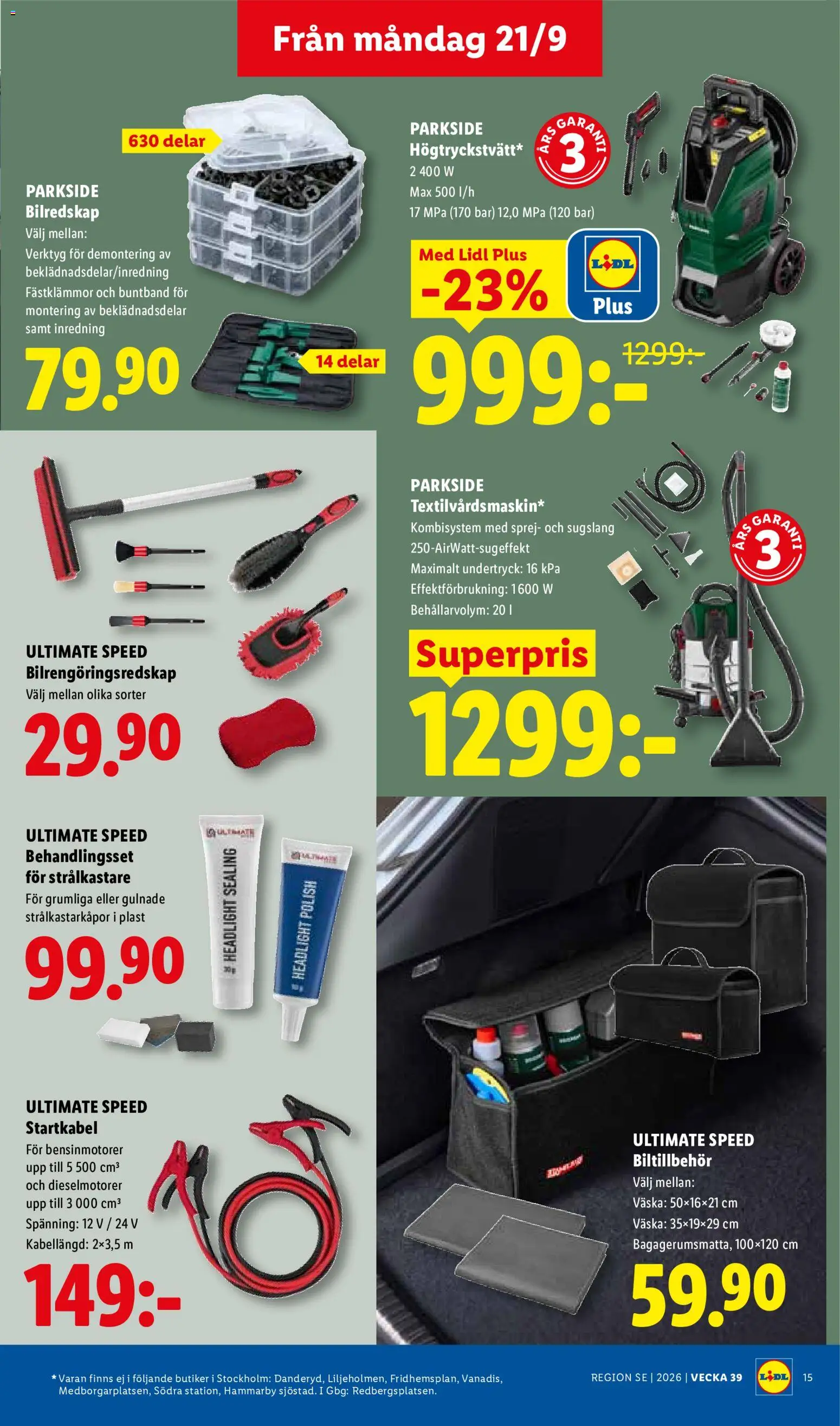 Lidl erbjudanden Reklamblad in Sverige