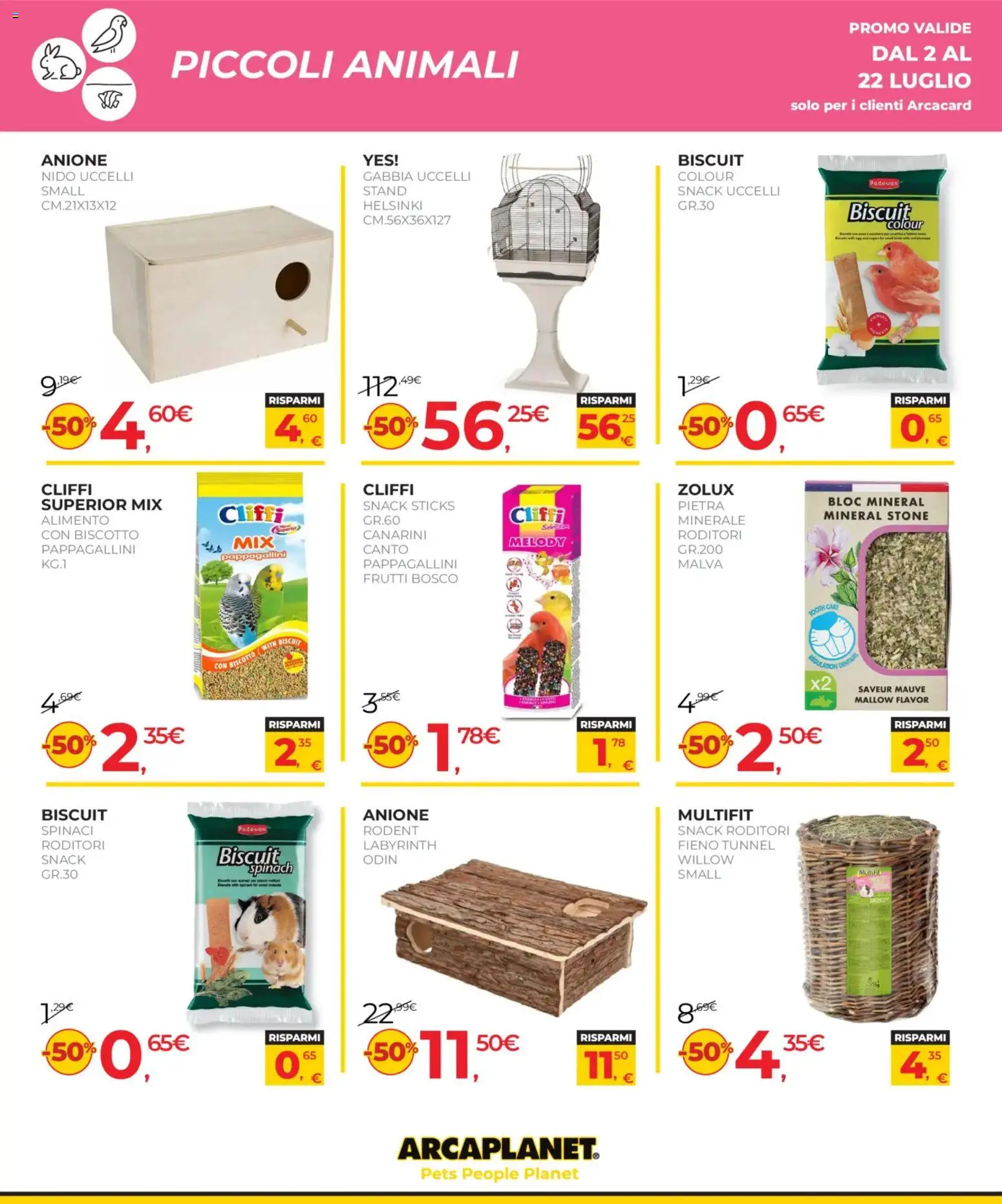 📣 Volantino Arcaplanet dal 📅 02/07/2026 - Scopri le offerte ora!🔥 | Italy