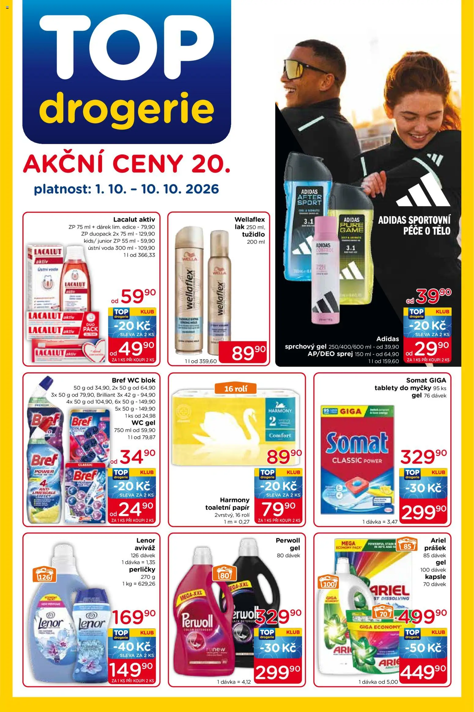 Top drogerie leták Leták in Česko