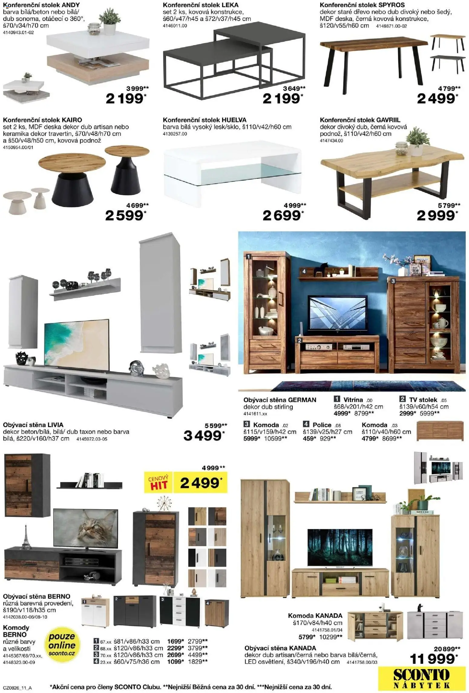Sconto nábytek leták od 17.06.2026 💥 Nenechte si ujít TOP nabídky! ⭐ | Česko