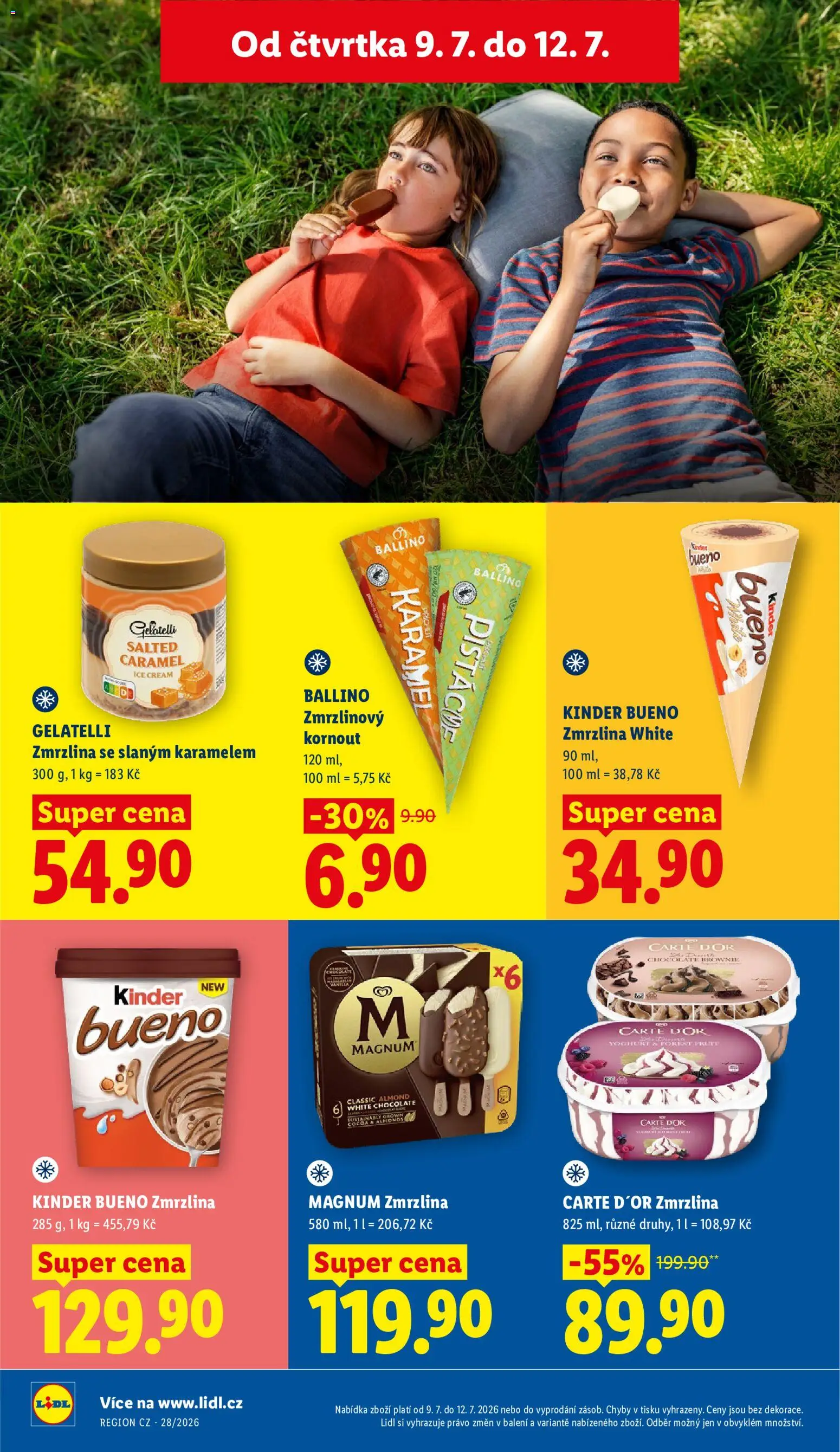 Lidl leták od 09.07.2026 💥 Nenechte si ujít TOP nabídky! ⭐ | Česko