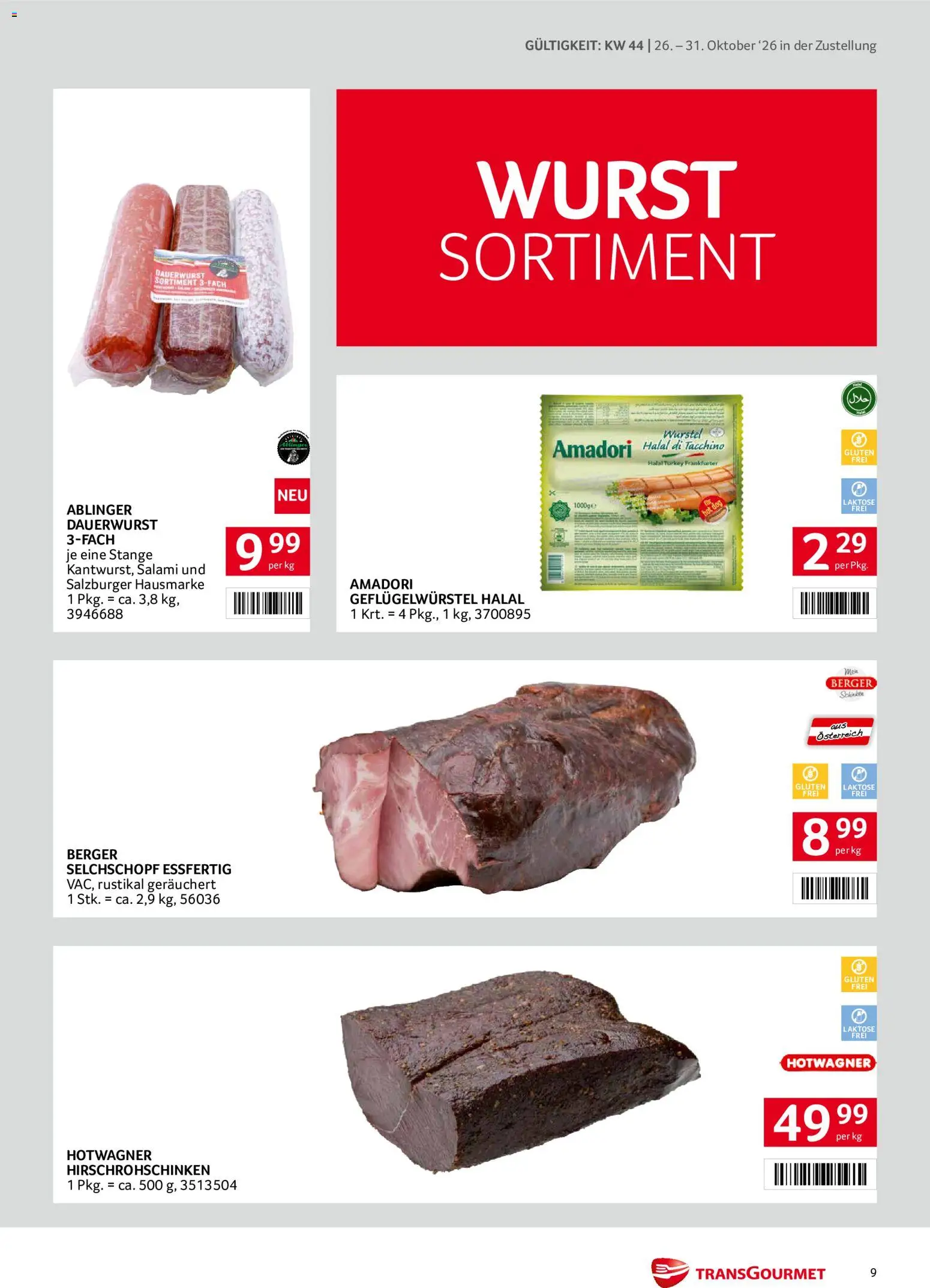Transgourmet Flugblatt Flugblatt in Österreich