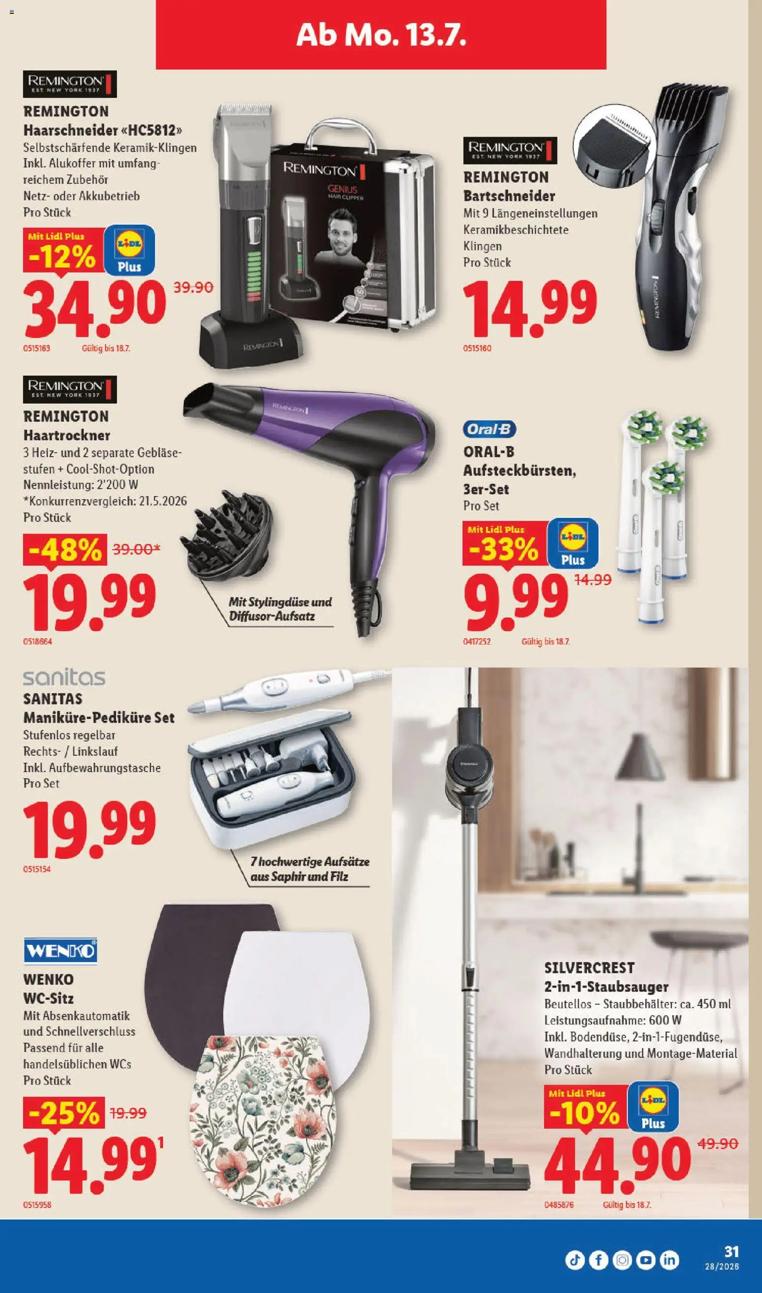 🛍️ Lidl aktionen ab 09.07.2026 » Entdecken Sie exklusive Rabatte und sparen Sie noch heute! 💰 | Schweiz