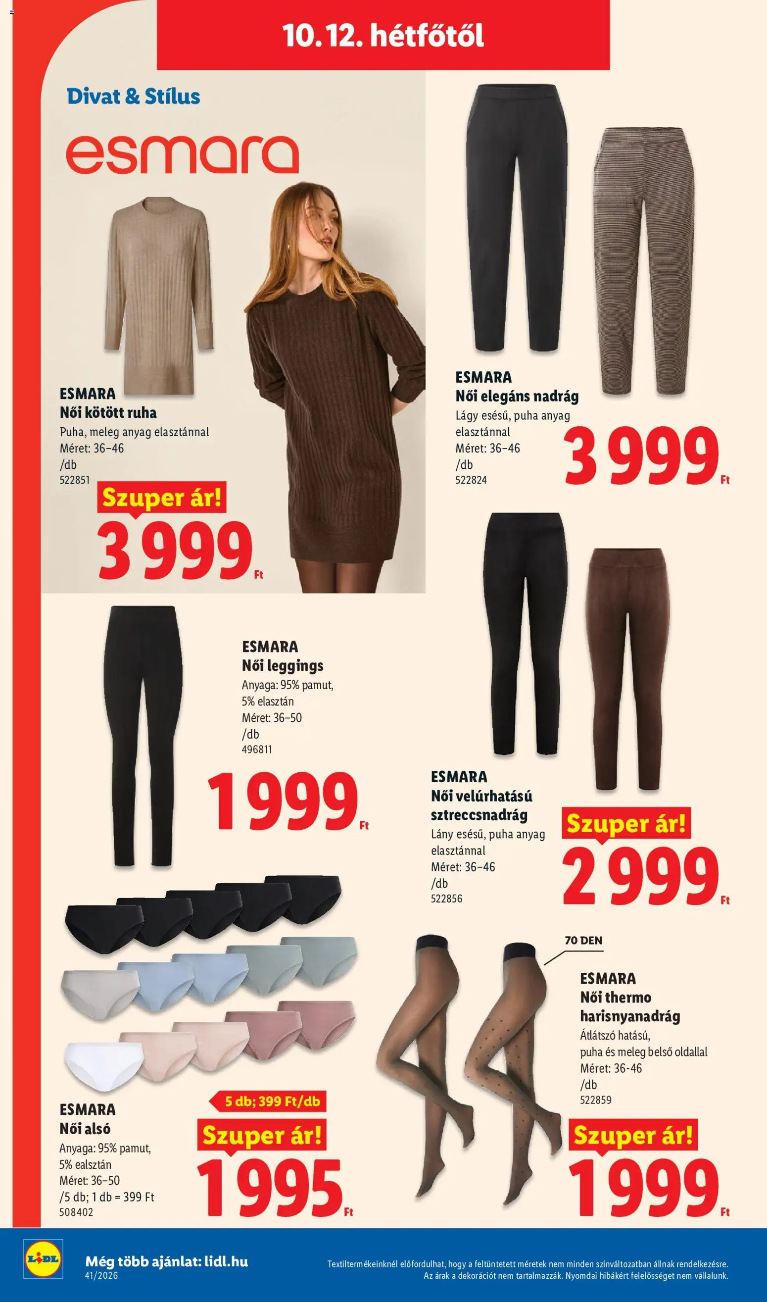Lidl akciós újság Akciós újság in Magyarország