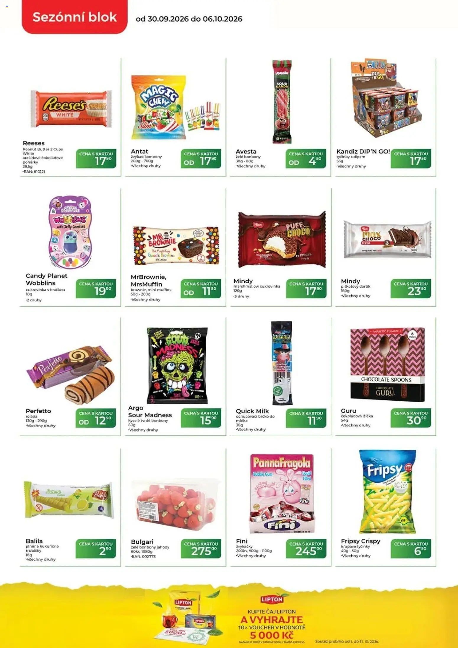 Tamda Foods leták Leták in Česko