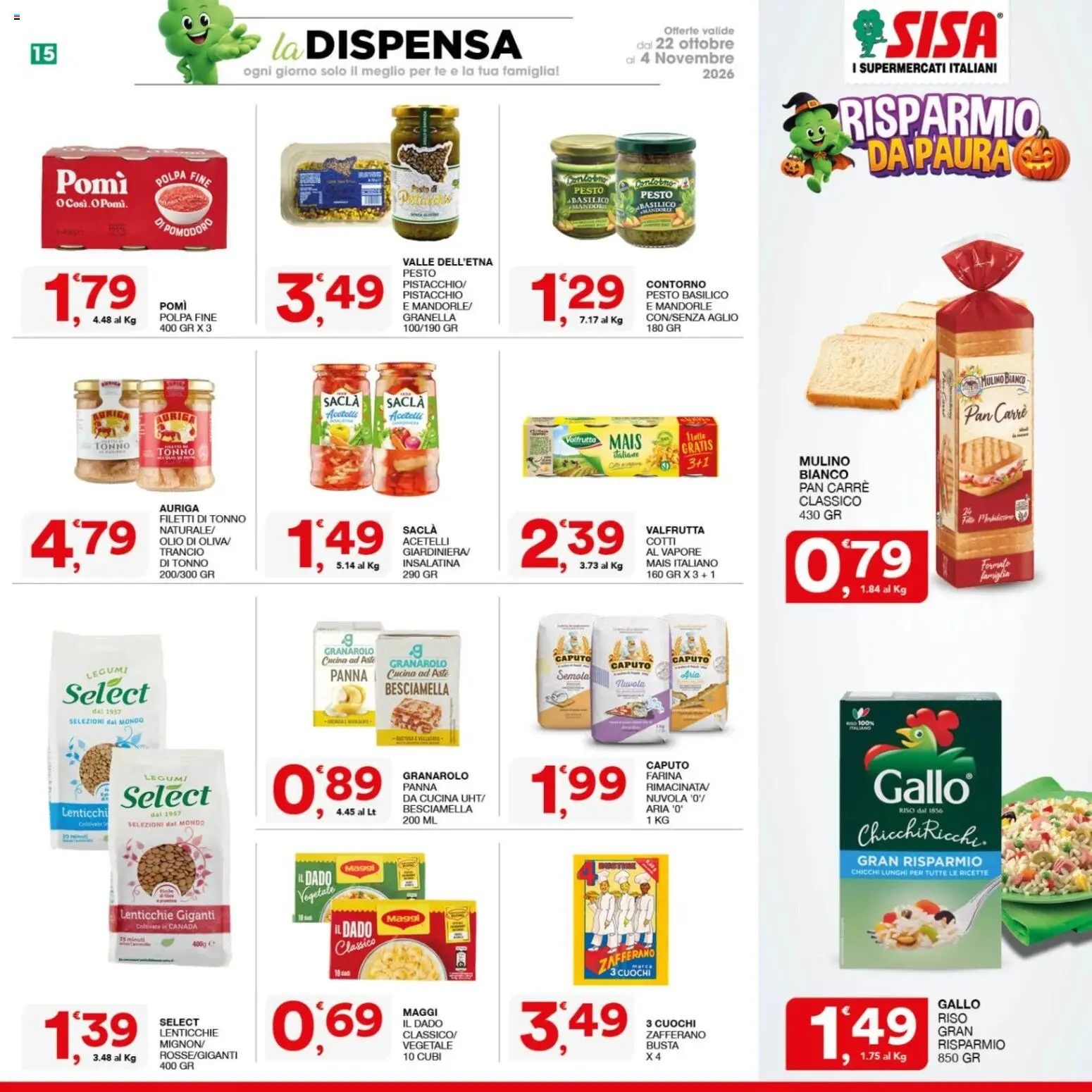 SISA volantino Volantino in Italy