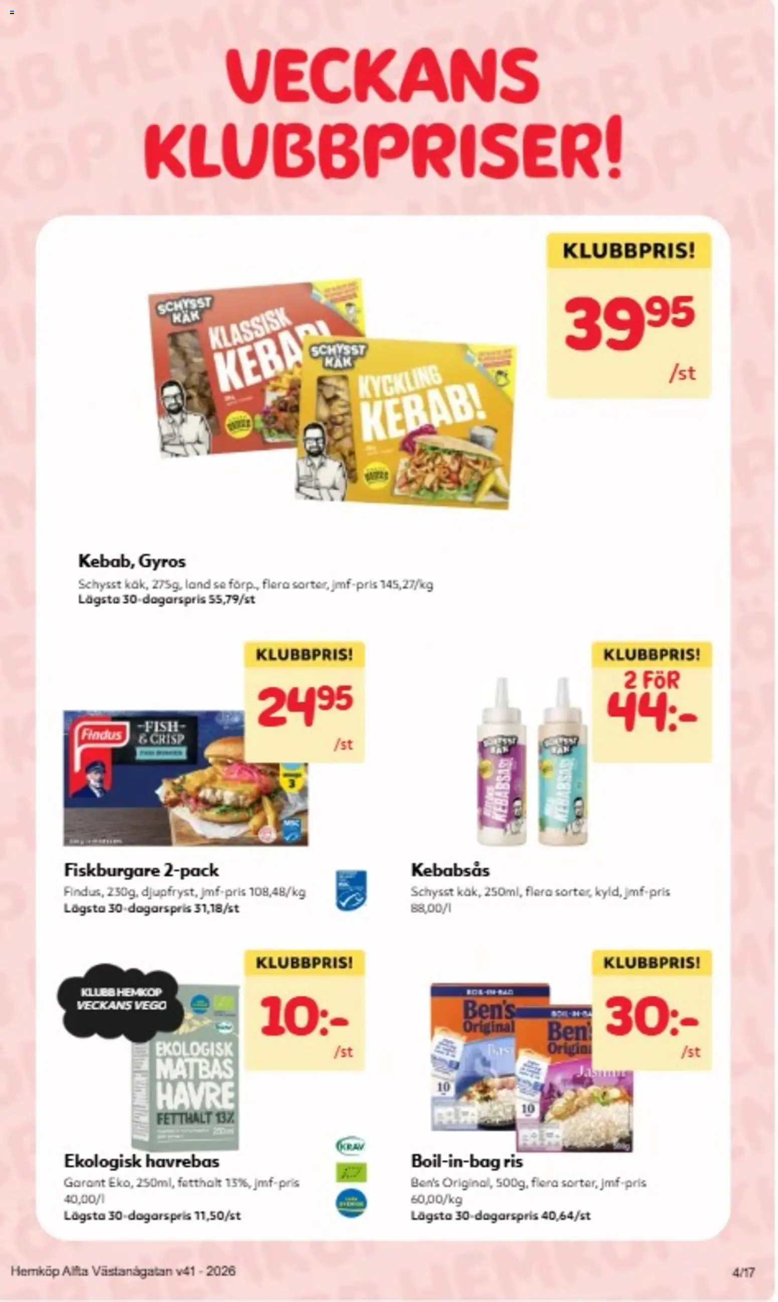 Hemköp erbjudanden Reklamblad in Sverige