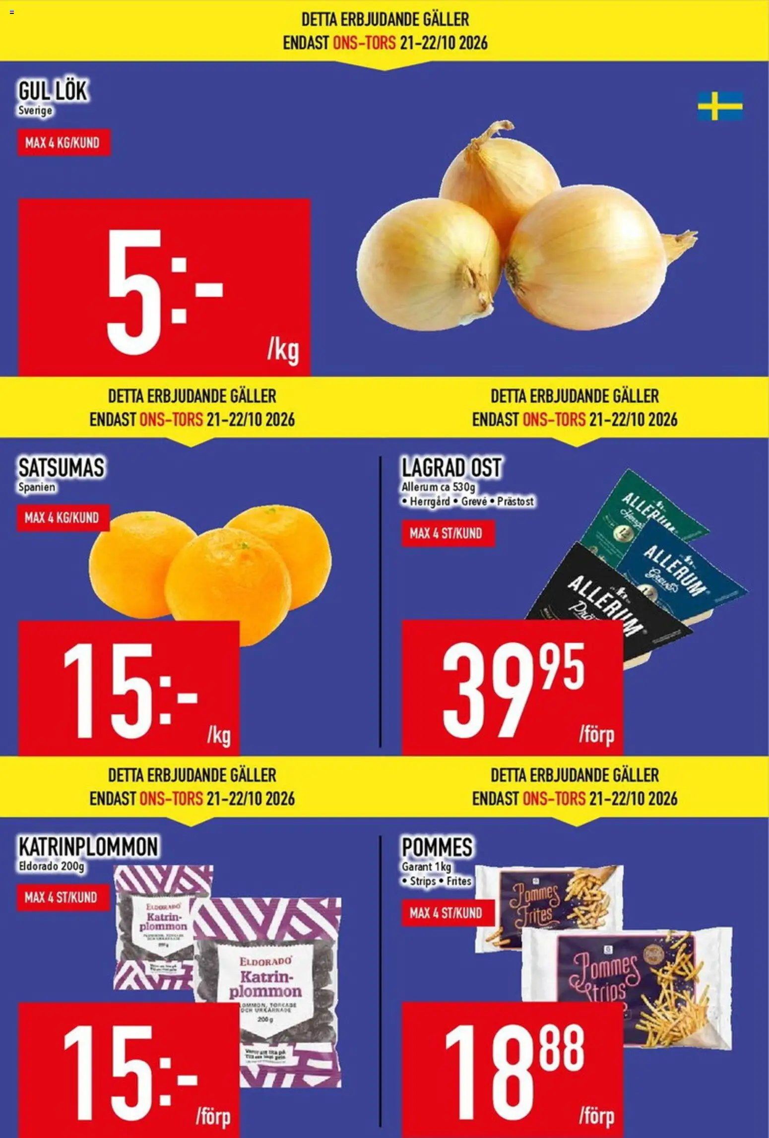 Matdax erbjudanden Reklamblad in Sverige