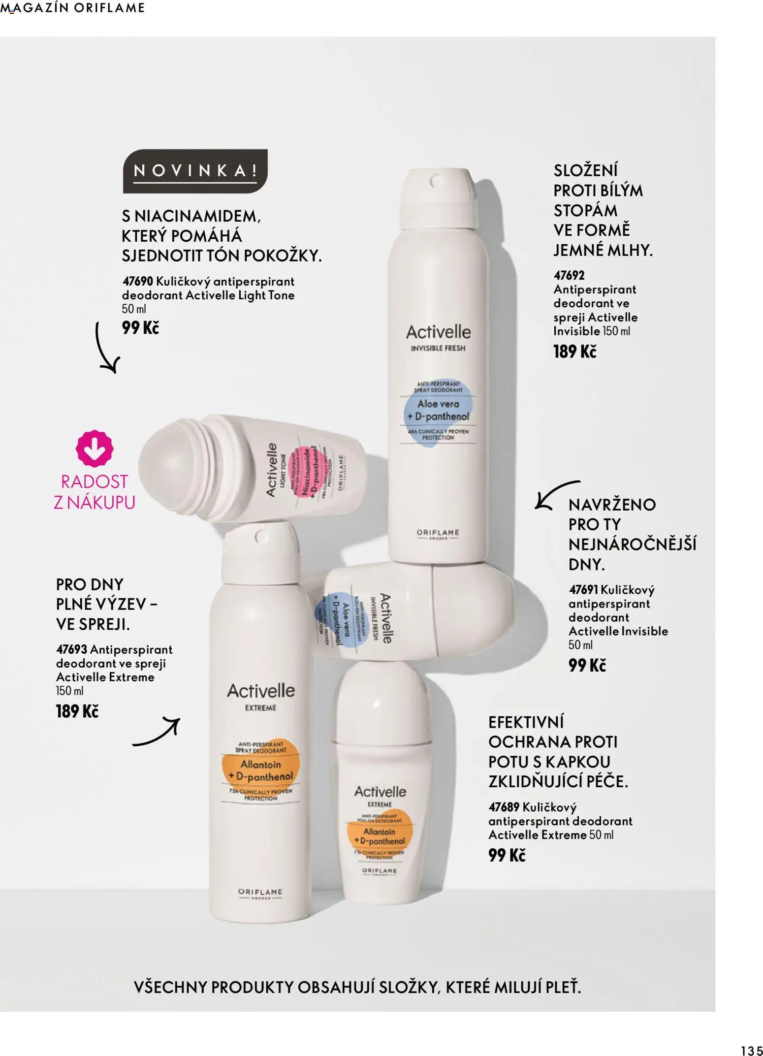 Oriflame katalog Novage+ Proceuticals Leták in Česko