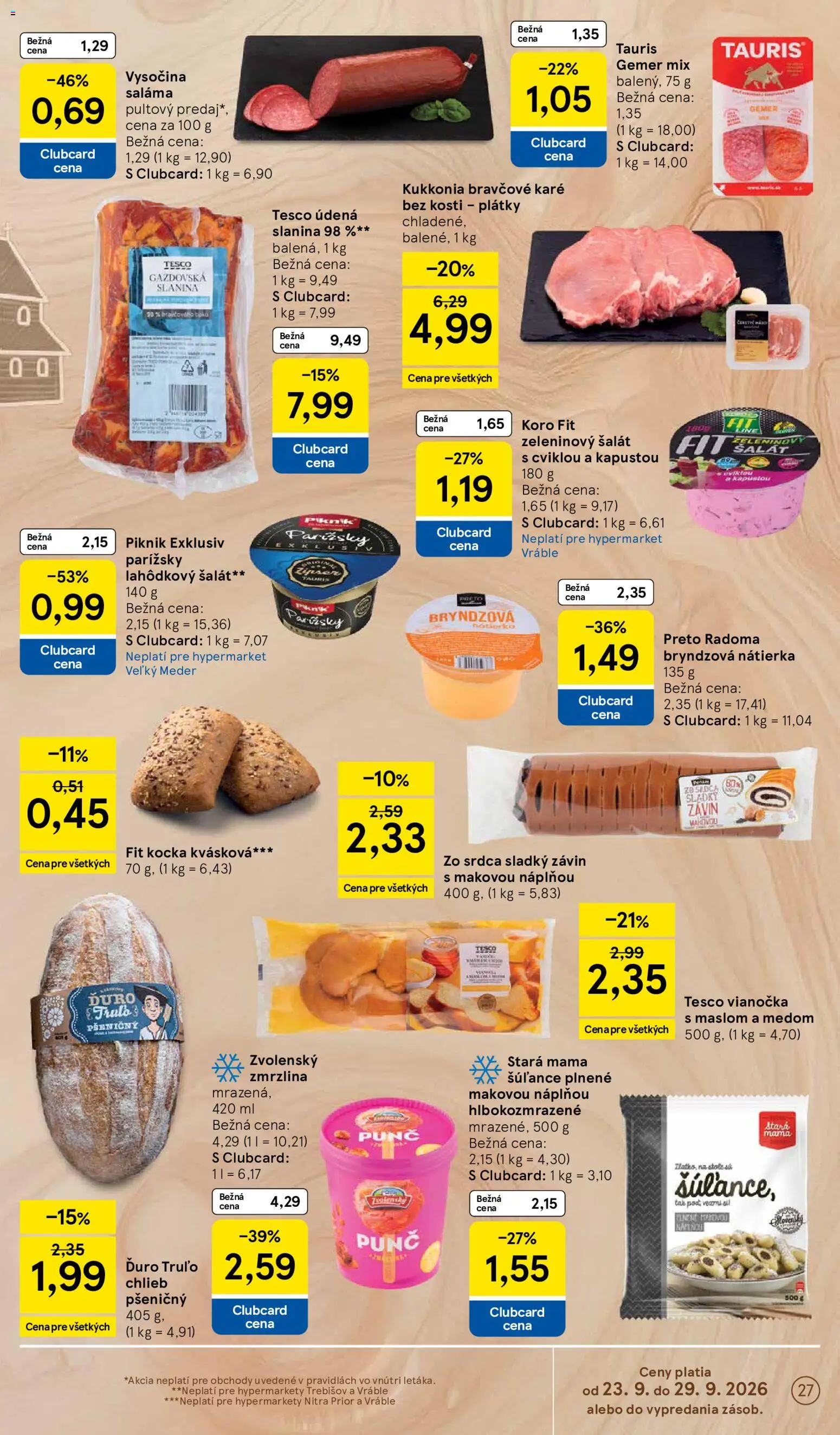 Tesco Hypermarket - leták Leták in Slovensko