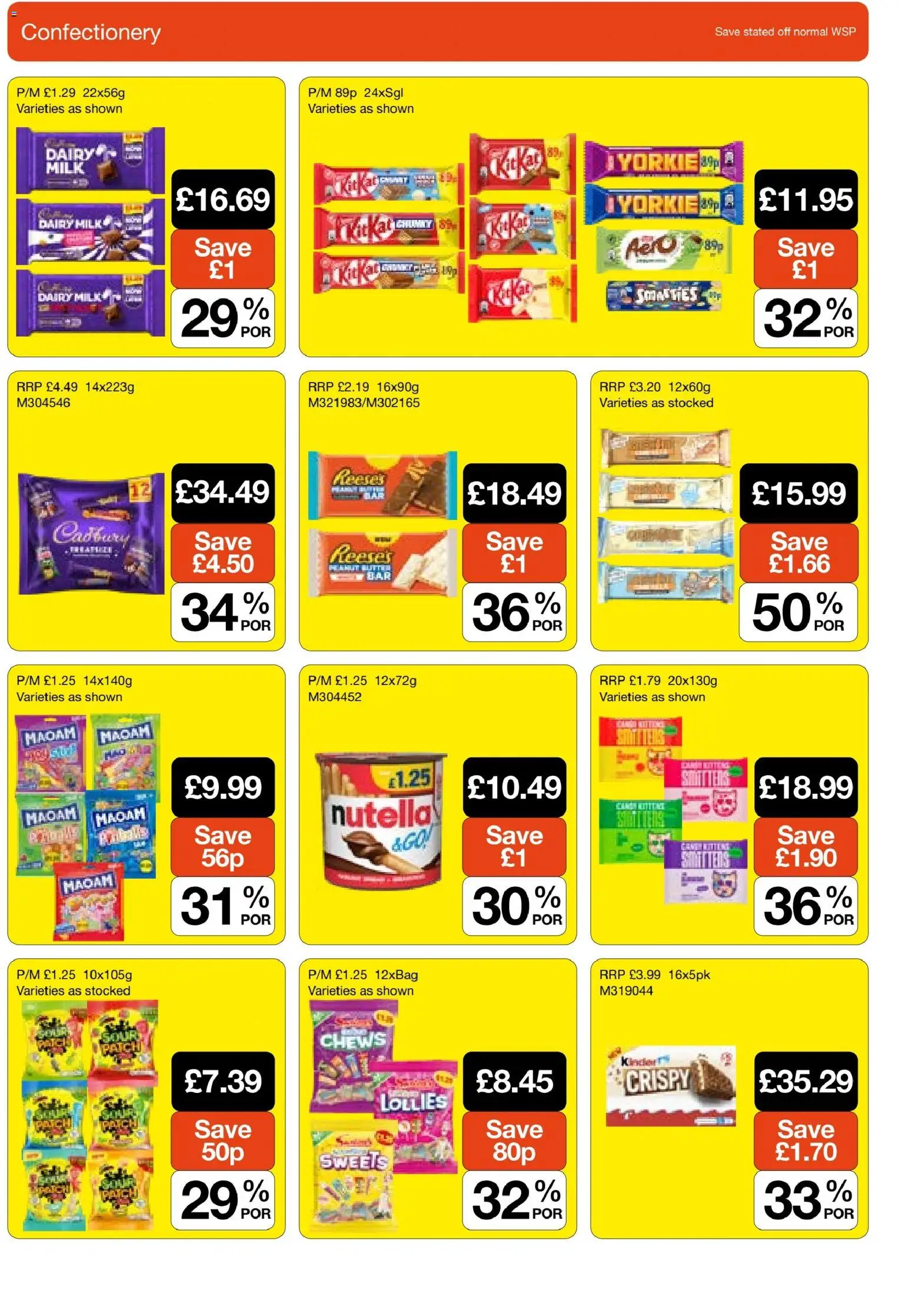 Booker Wholesale - NP9 National Promotions Leaflet in United Kingdom