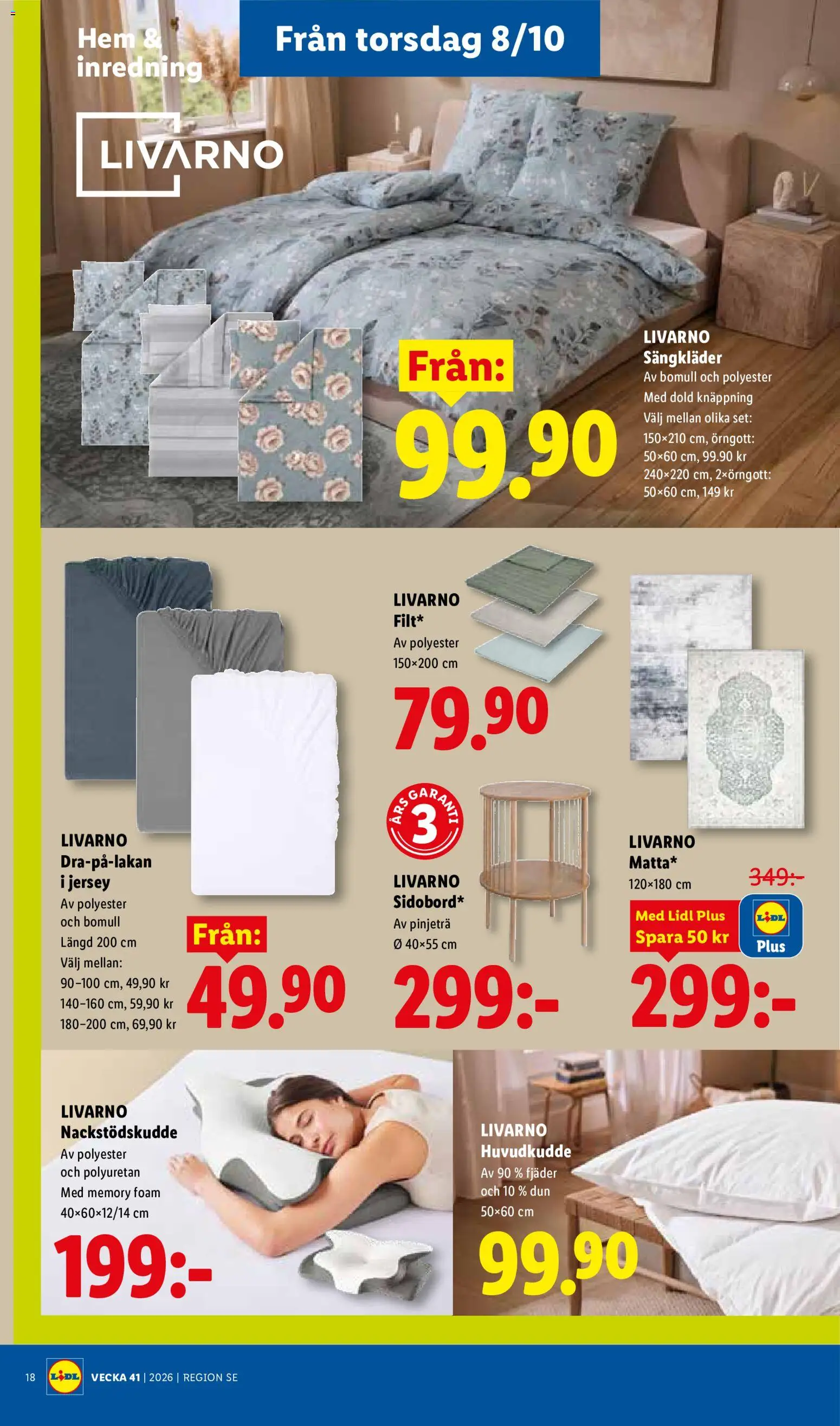 Lidl erbjudanden Reklamblad in Sverige